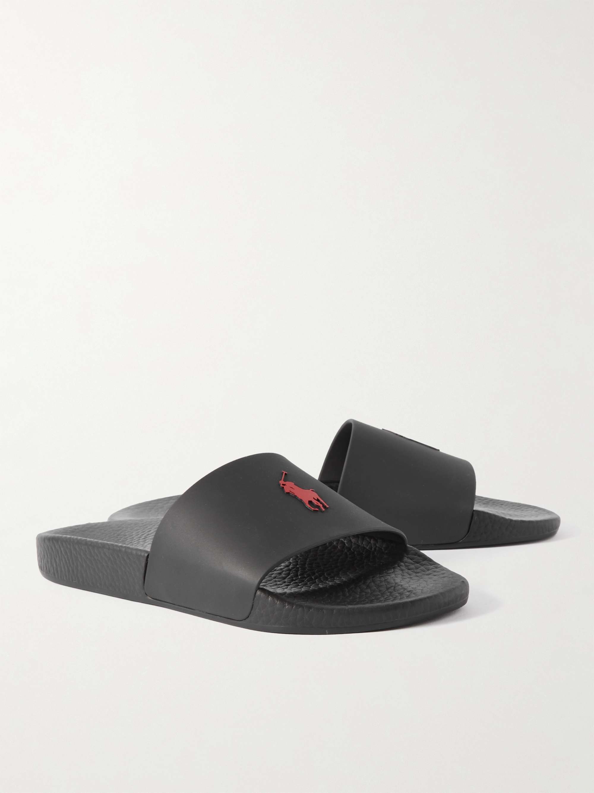 POLO RALPH LAUREN Logo-Embossed Rubber Slides