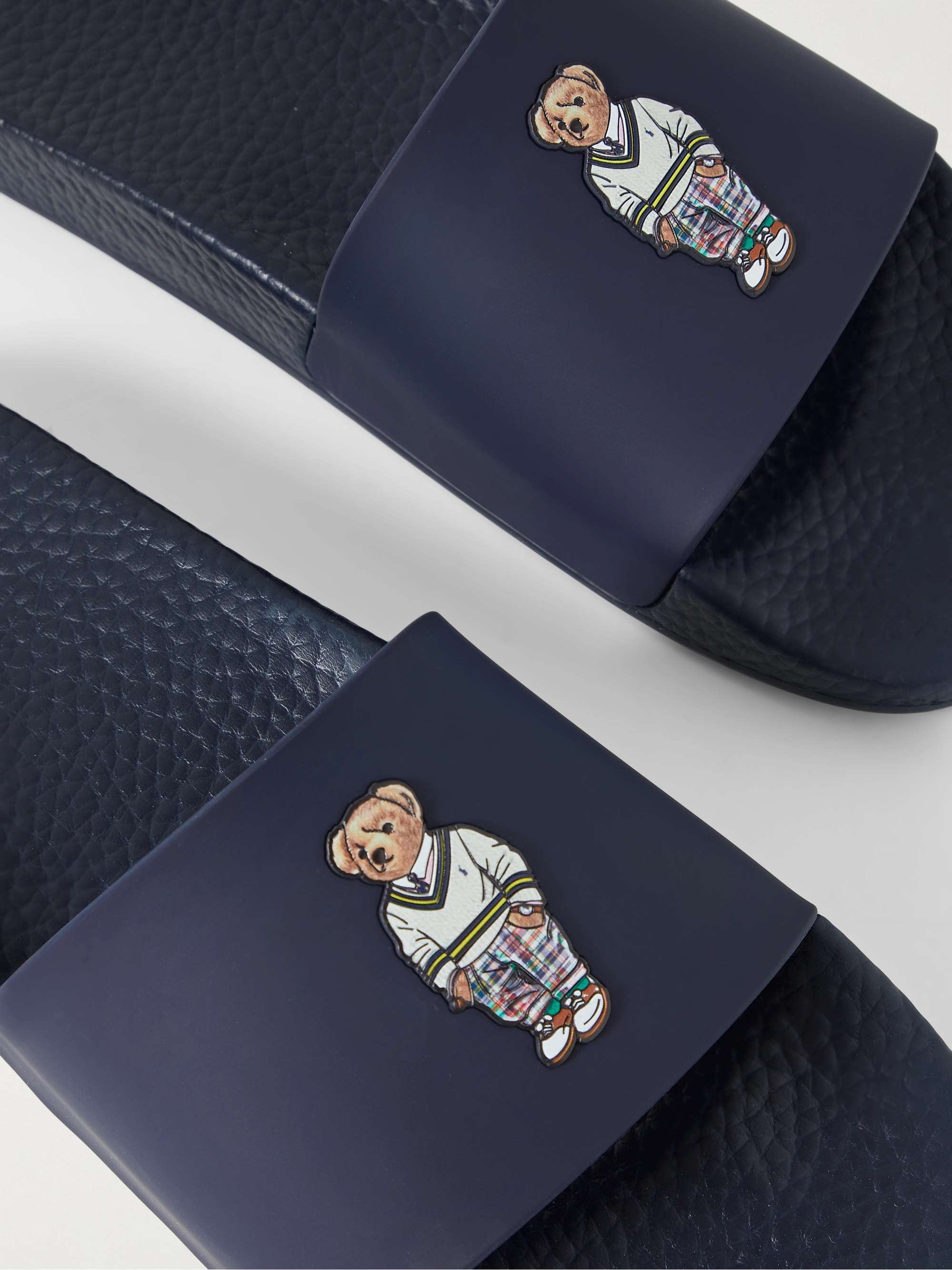 POLO RALPH LAUREN Logo-Embossed Rubber Slides