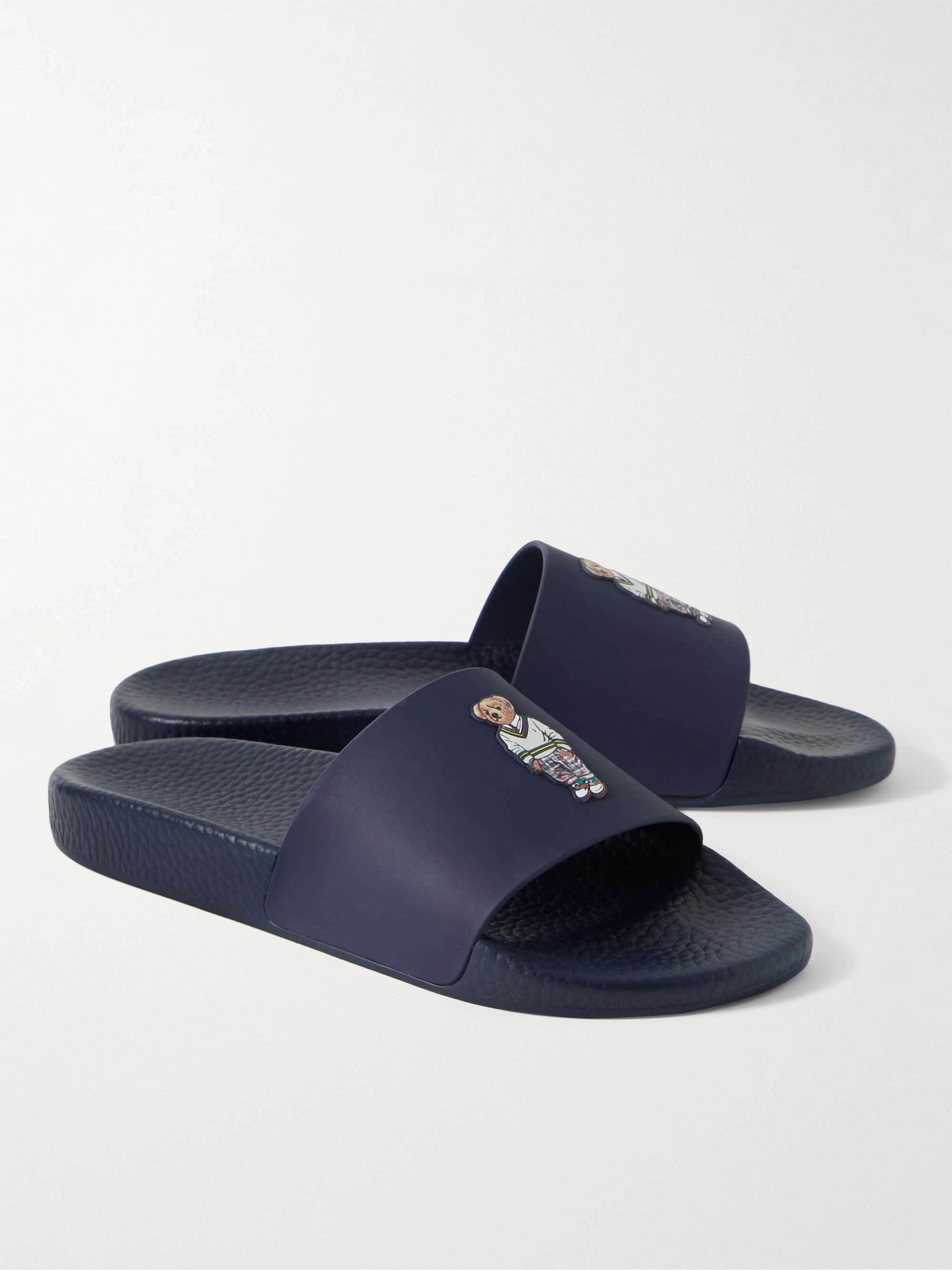 POLO RALPH LAUREN Logo-Embossed Rubber Slides
