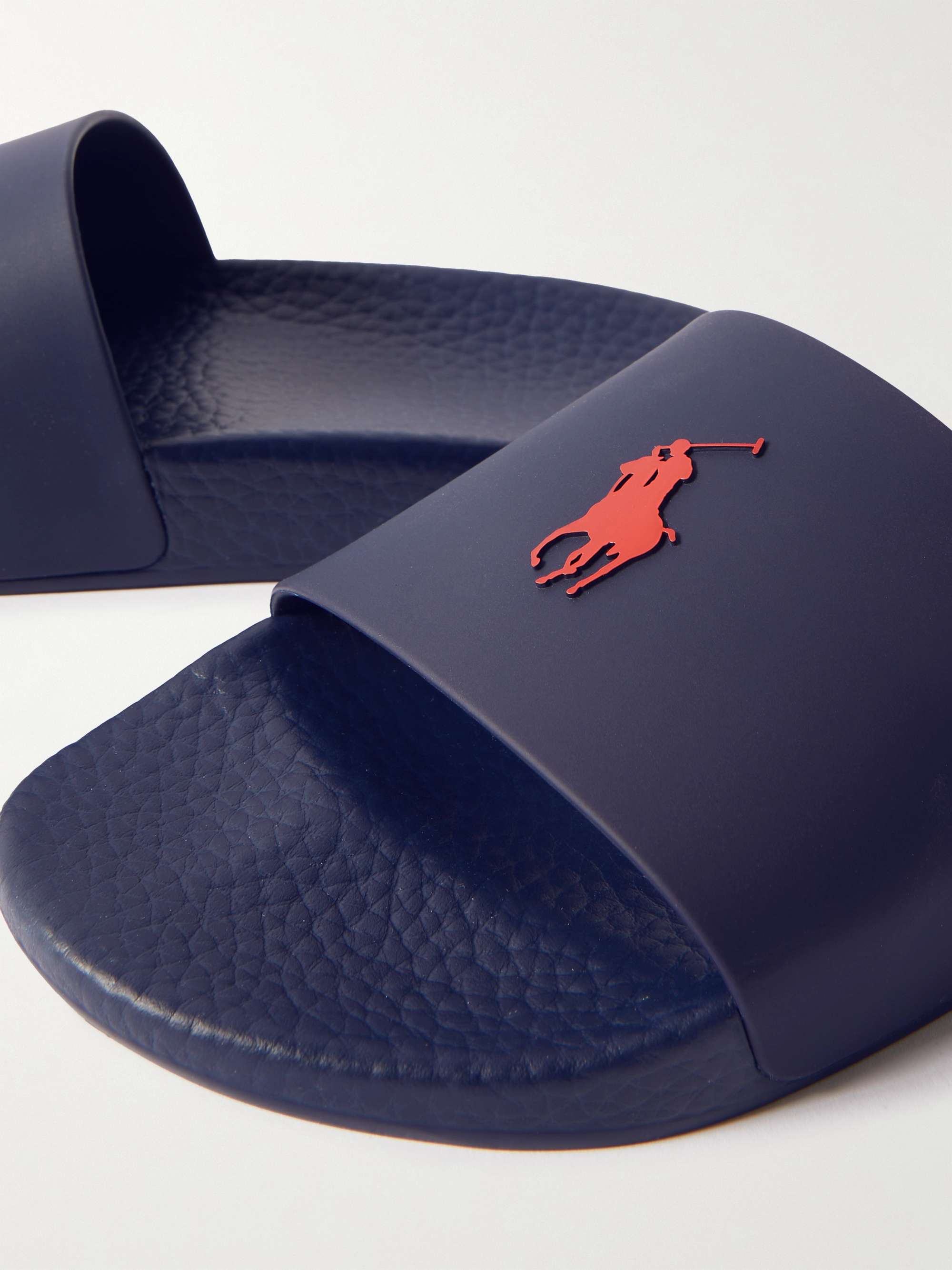 POLO RALPH LAUREN Logo-Embossed Rubber Slides
