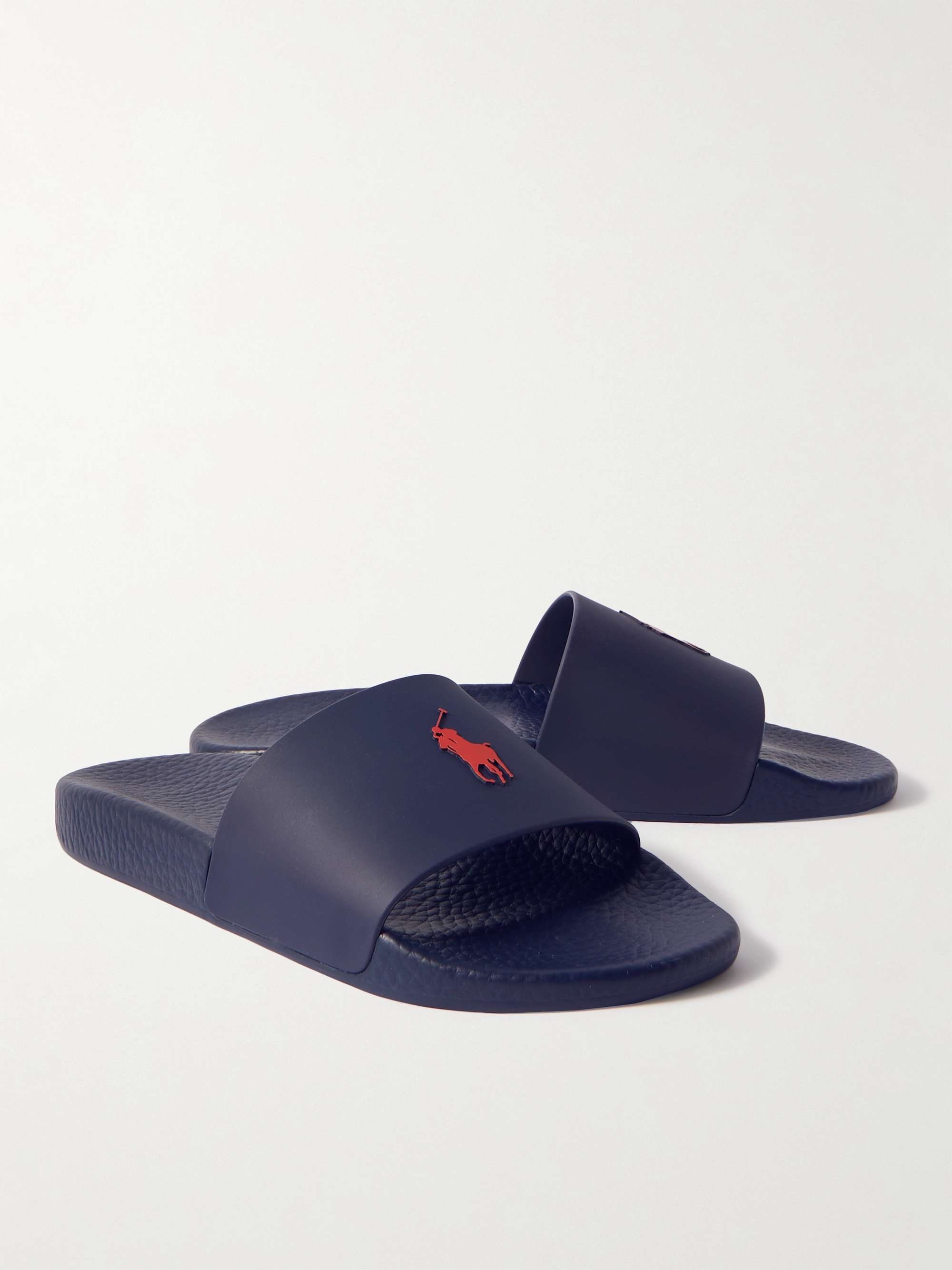 POLO RALPH LAUREN Logo-Embossed Rubber Slides