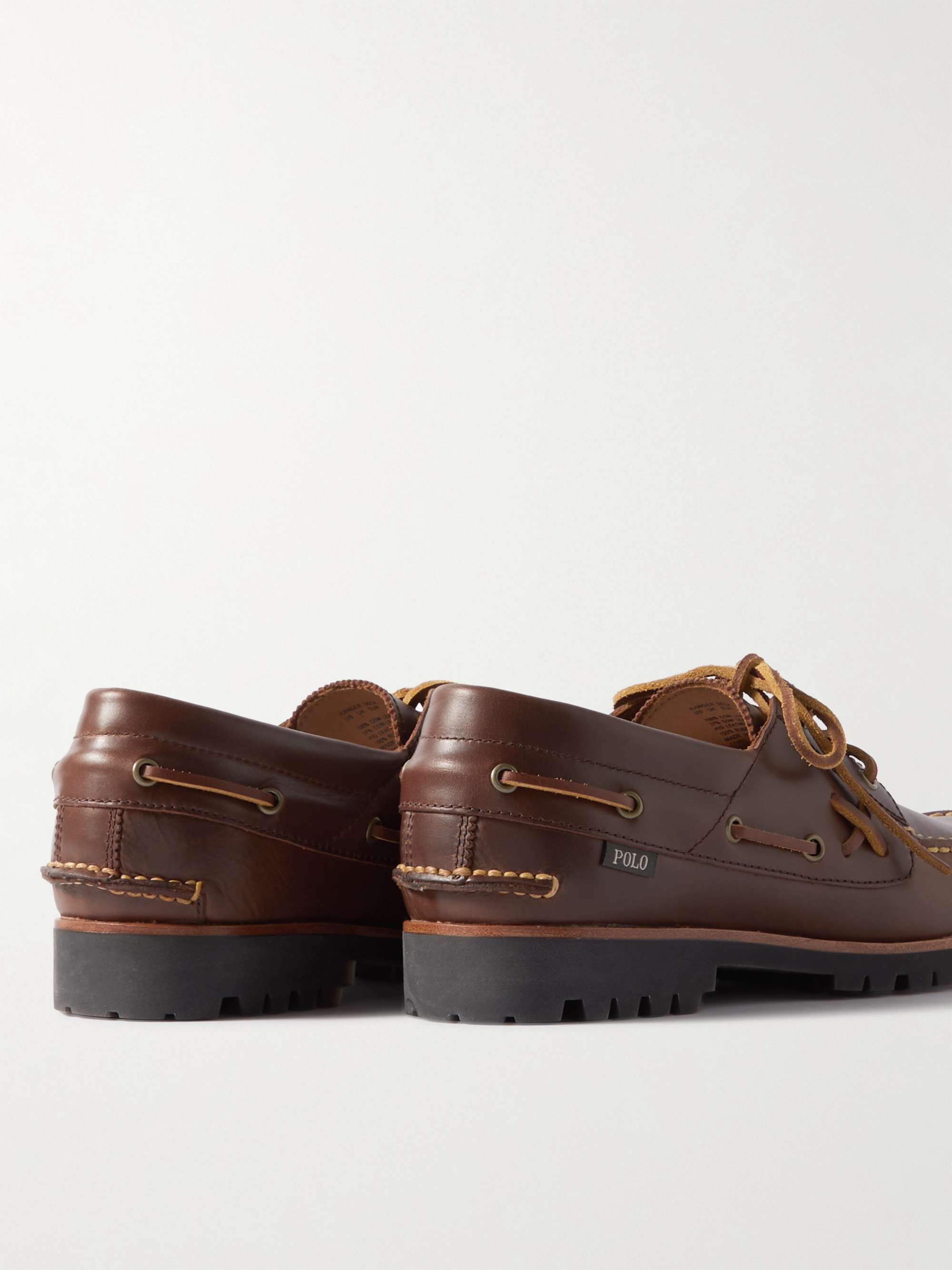 POLO RALPH LAUREN Ranger Deck Leather Boat Shoes