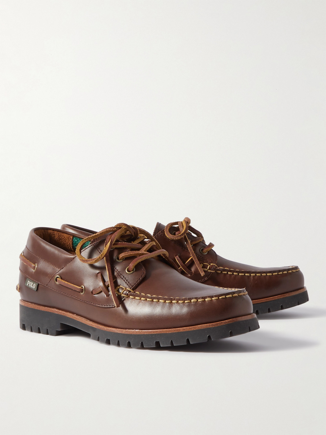Polo Ralph Lauren Country Ranger Deck Brown Suede Boat Shoes