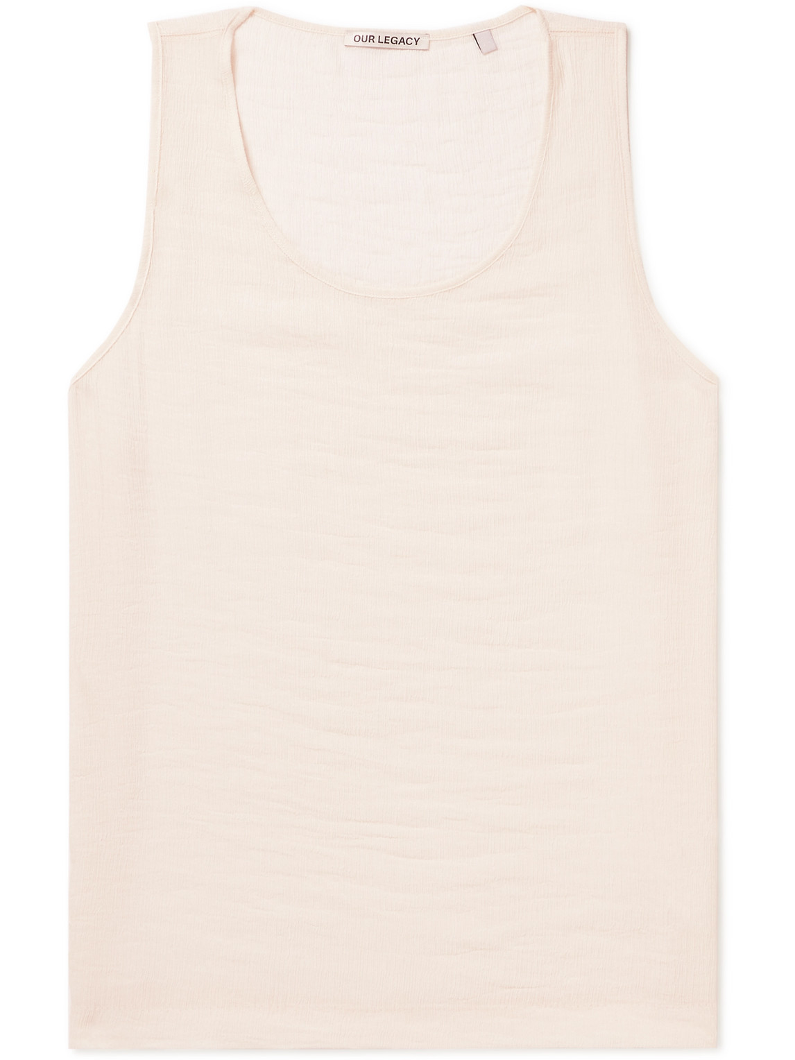 OUR LEGACY CRINKLED-CREPE TANK TOP