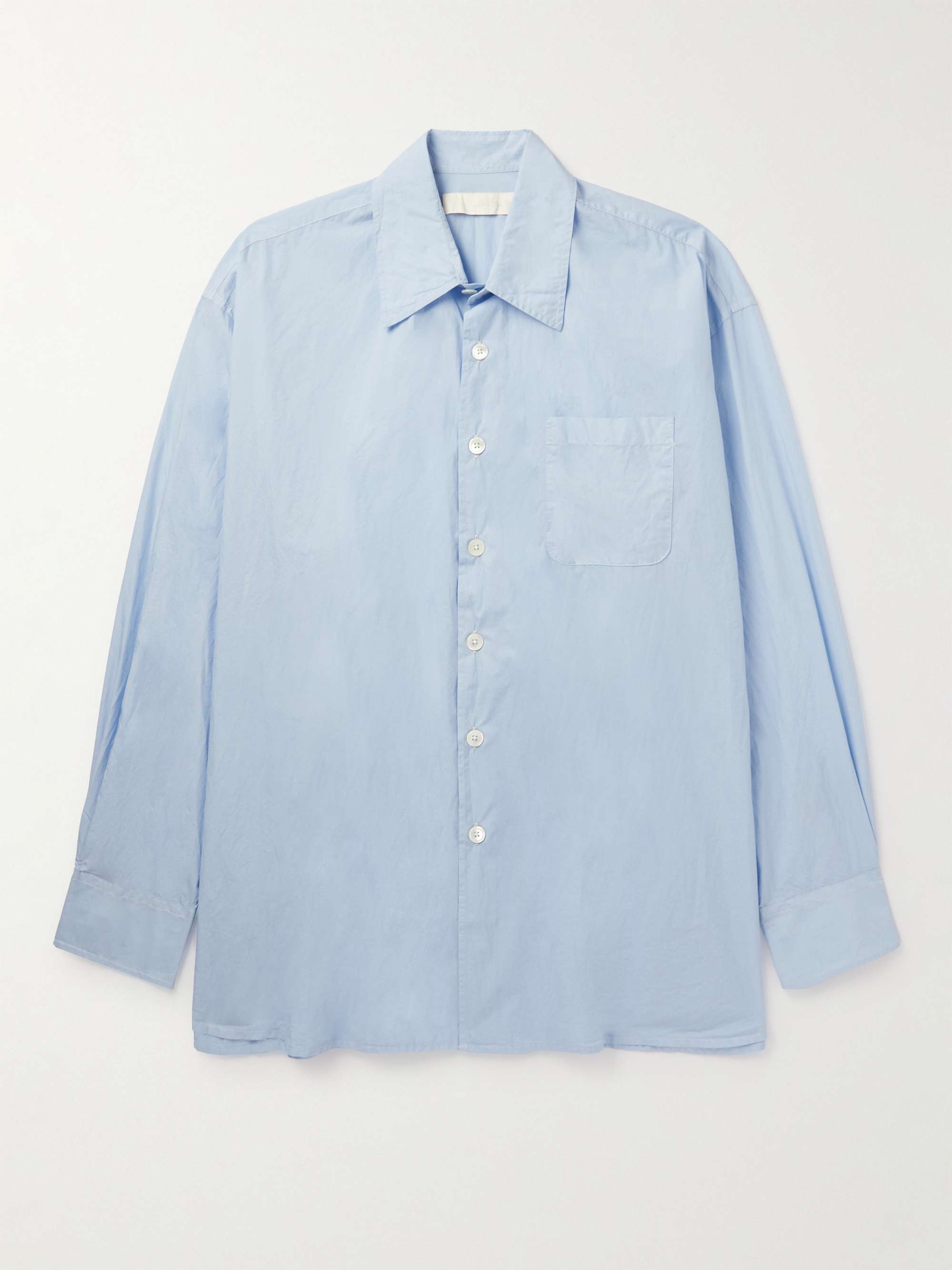 OUR LEGACY Borrowed Cotton-Blend Poplin Shirt for Men | MR PORTER