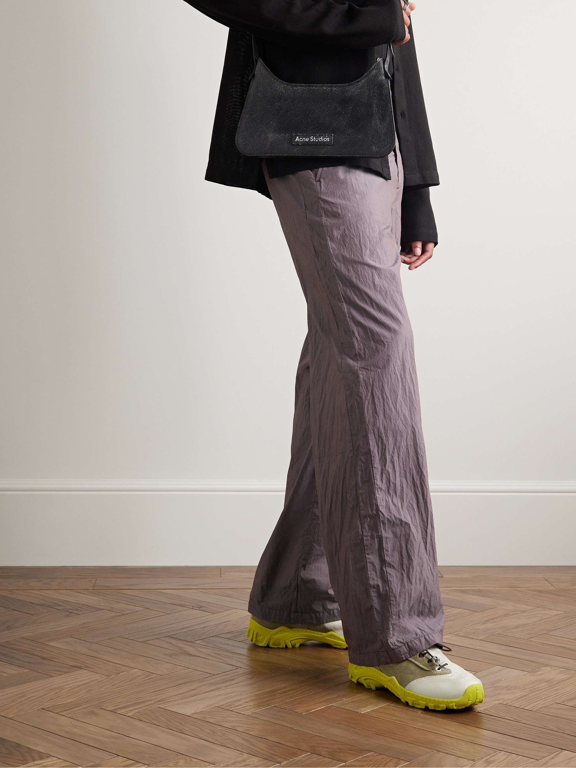 Gabe Rubber-Trimmed Colour-Block Suede Sneakers