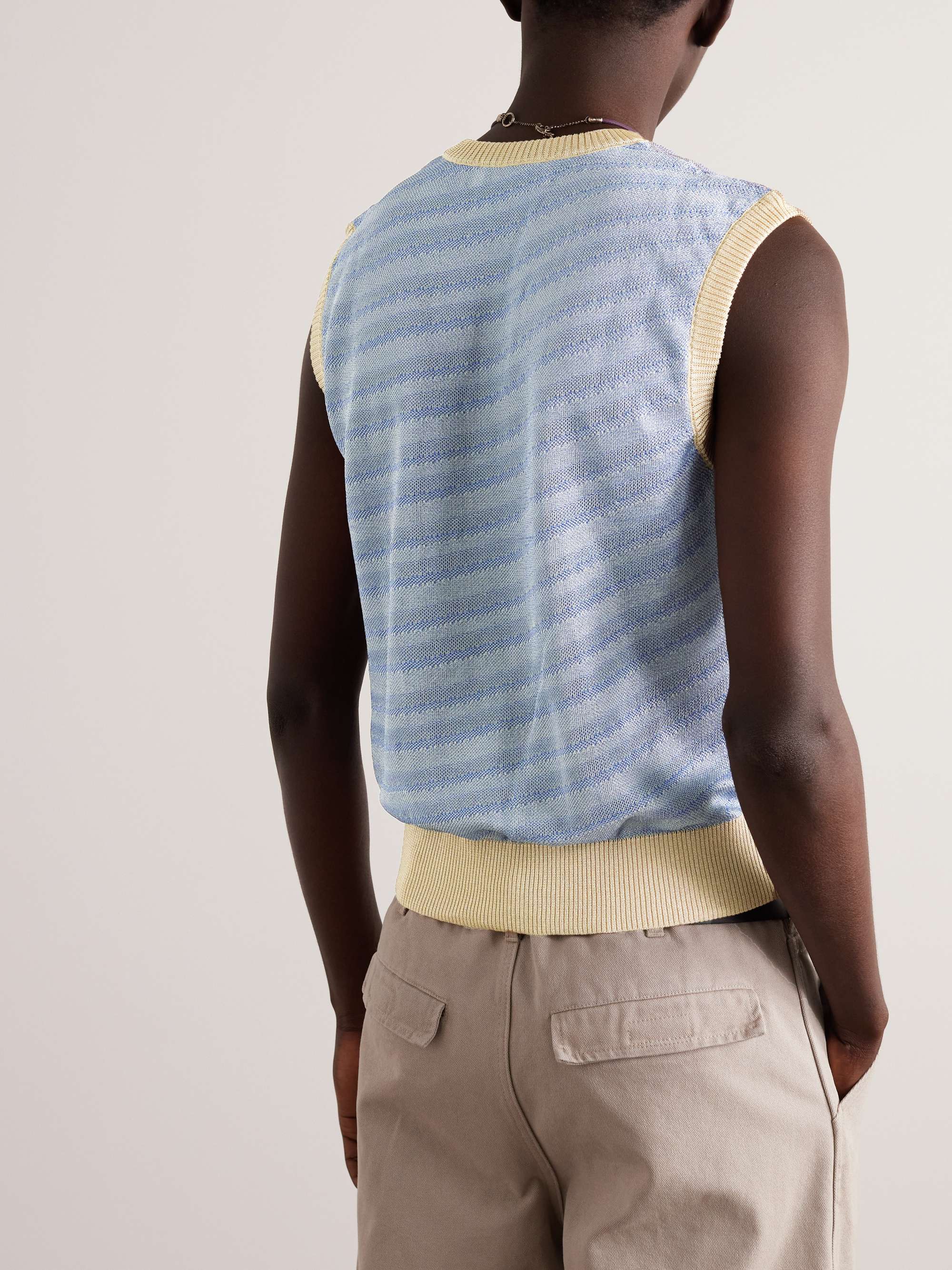 トップス Our Legacy 19ss knit linen vest Our Legacy 19ss knit linen vest