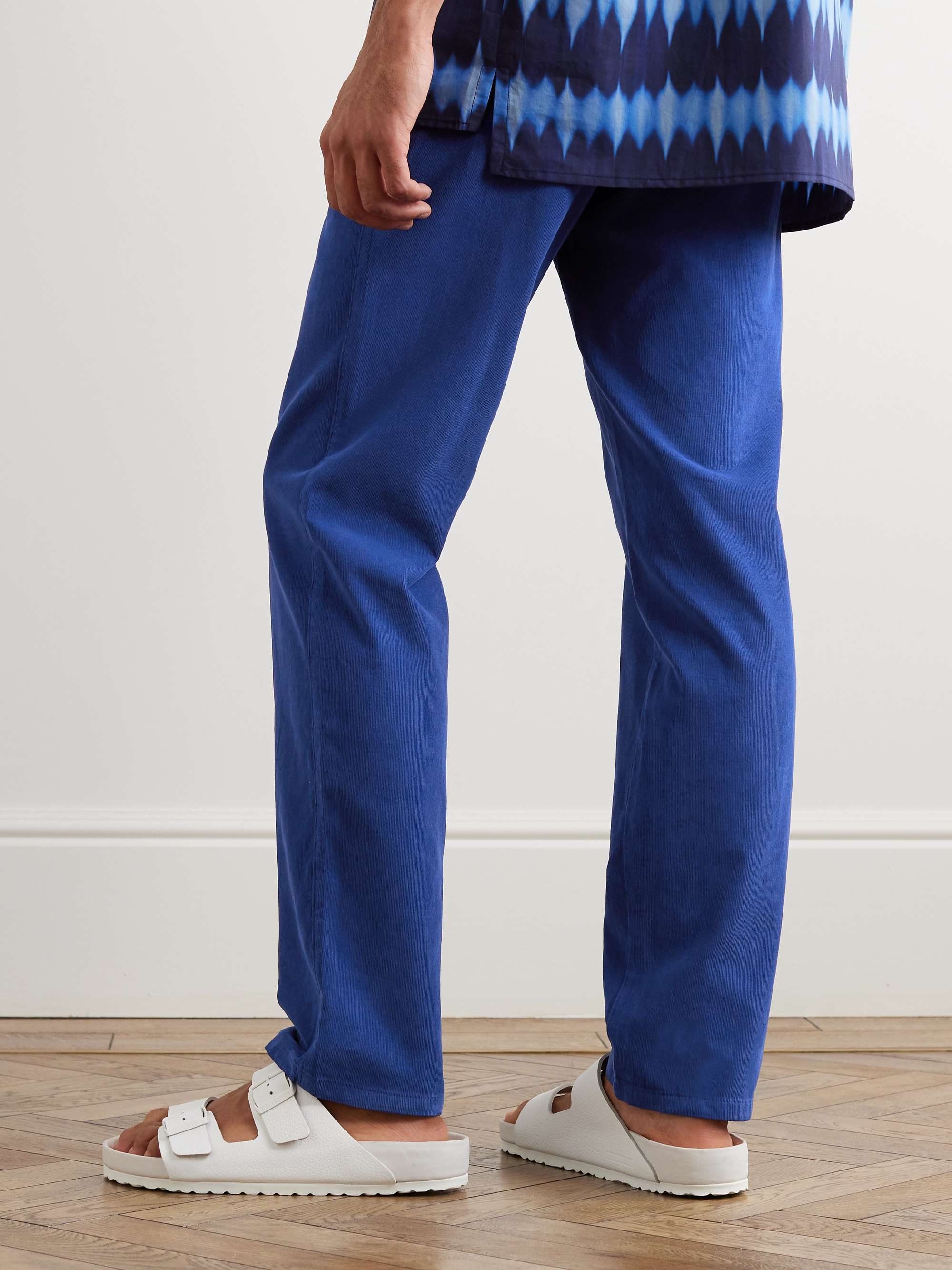 LA PAZ Beach Tapered Cotton-Corduroy Drawstring Trousers