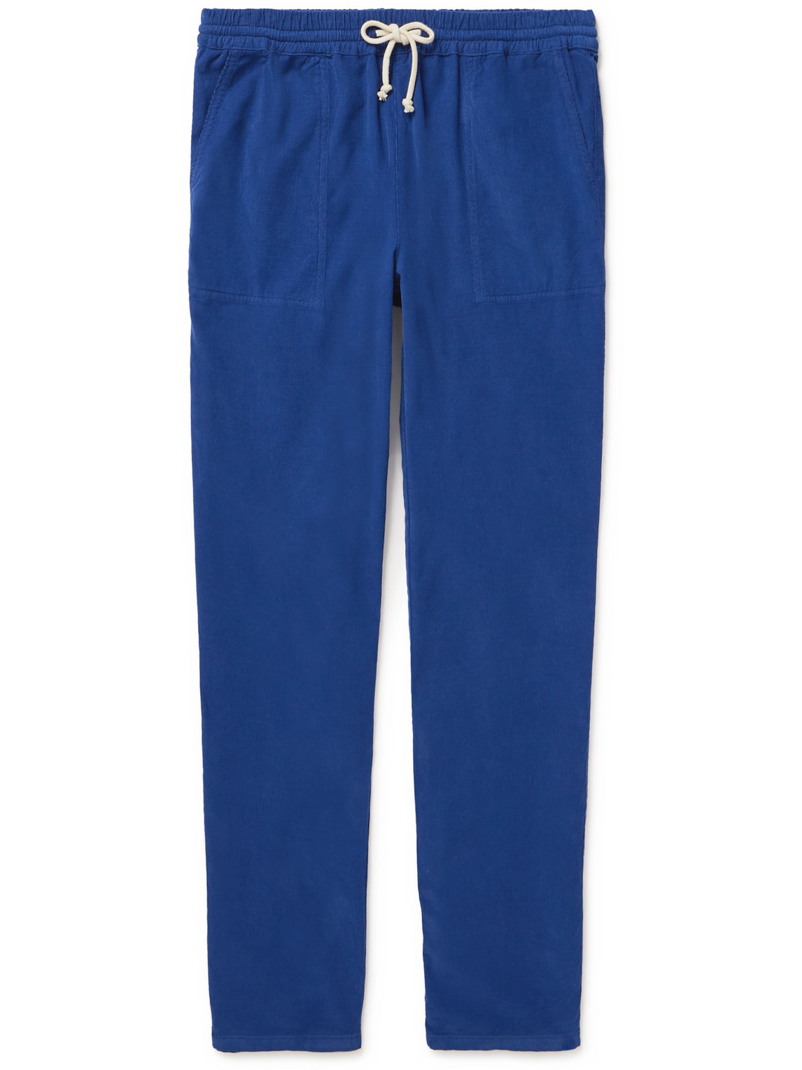 Beach Tapered Cotton-Corduroy Drawstring Trousers