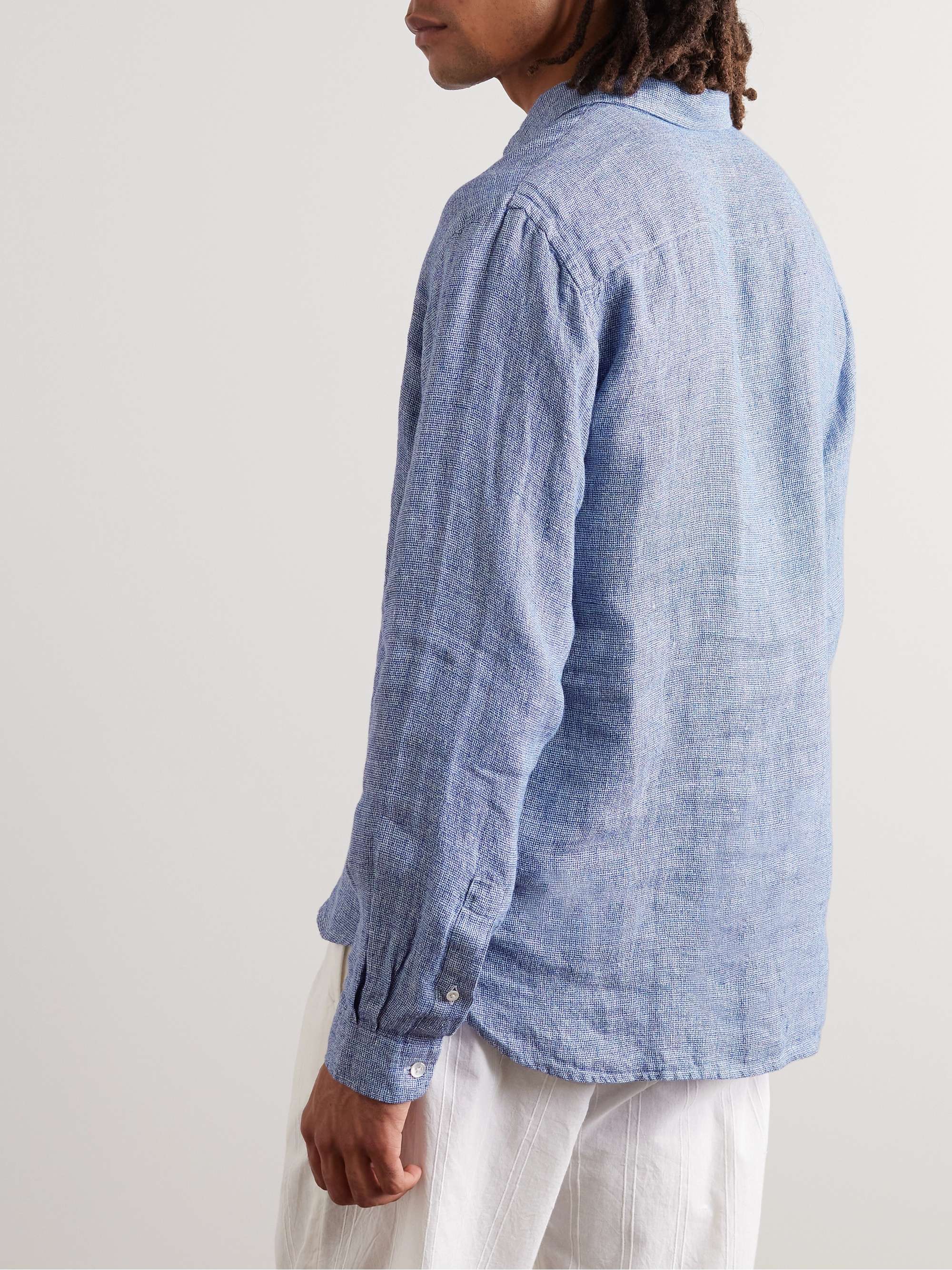 LA PAZ ButtonDown Collar Linen Shirt for Men MR PORTER