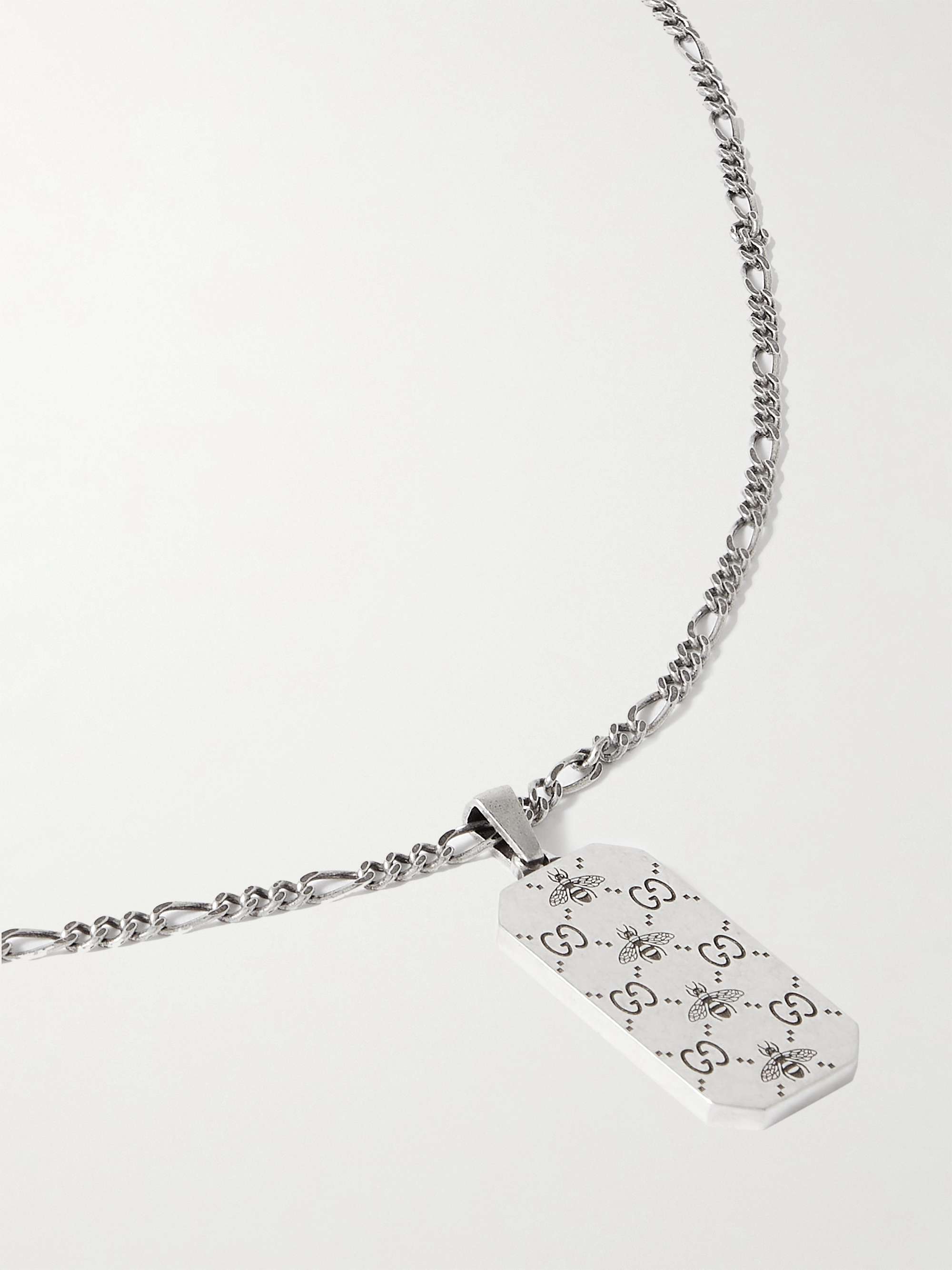 Gucci Men's Ghost Sterling-silver Necklace