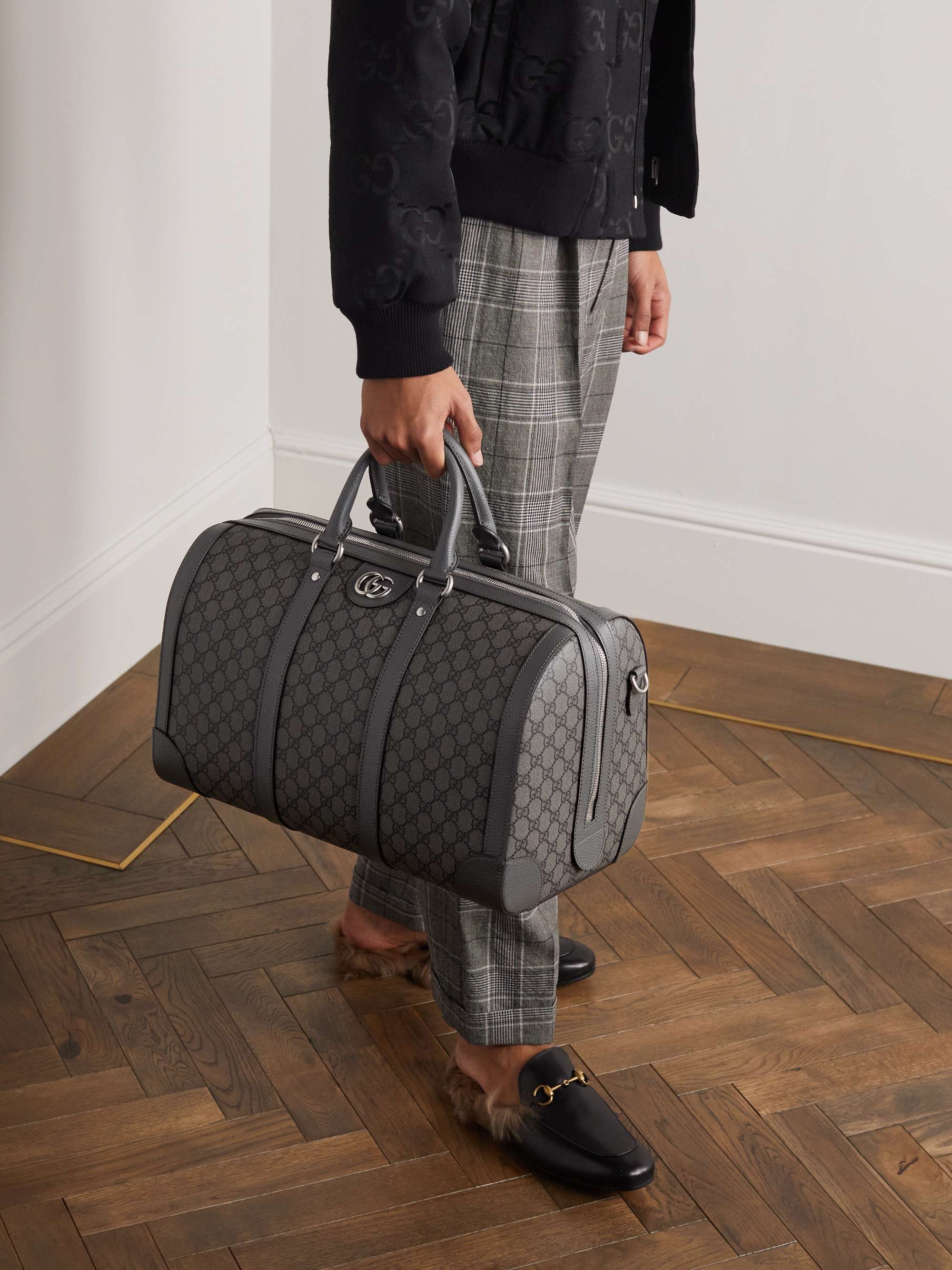 Gucci Large Ophidia Duffle Bag - Grey