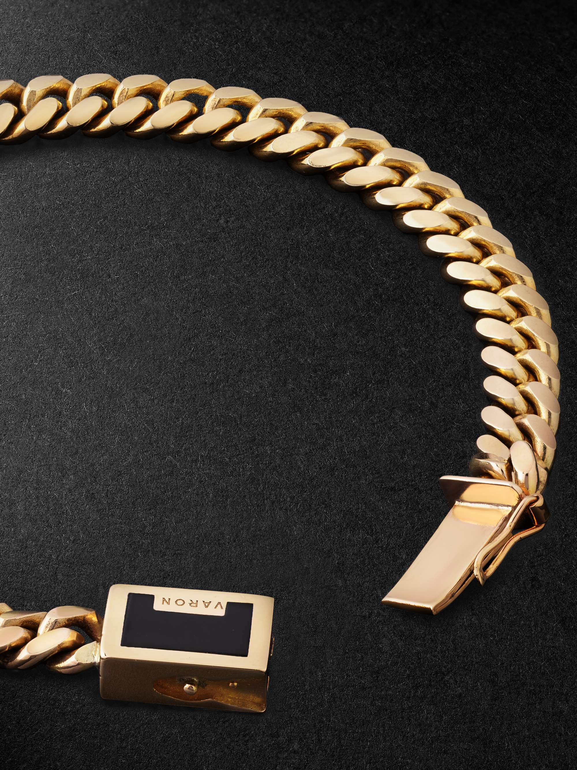 VARON Malo vergoldetes Armband mit Onyx