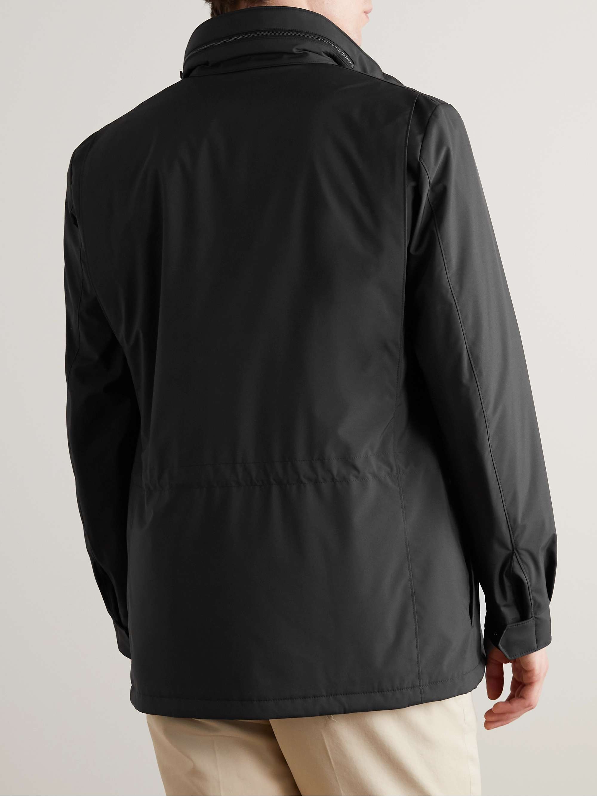 LORO PIANA Traveller Windmate Feldjacke aus Storm System®-Shell mit Kapuze