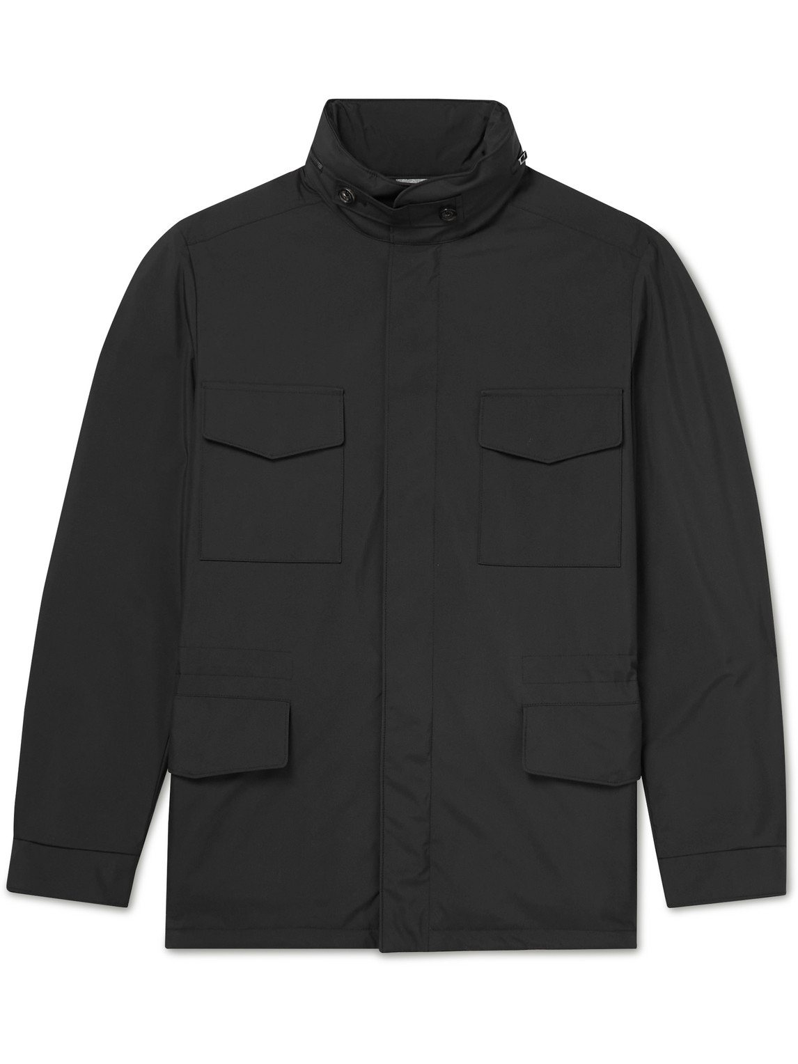 LORO PIANA TRAVELLER WINDMATE STORM SYSTEM SHELL HOODED FIELD JACKET