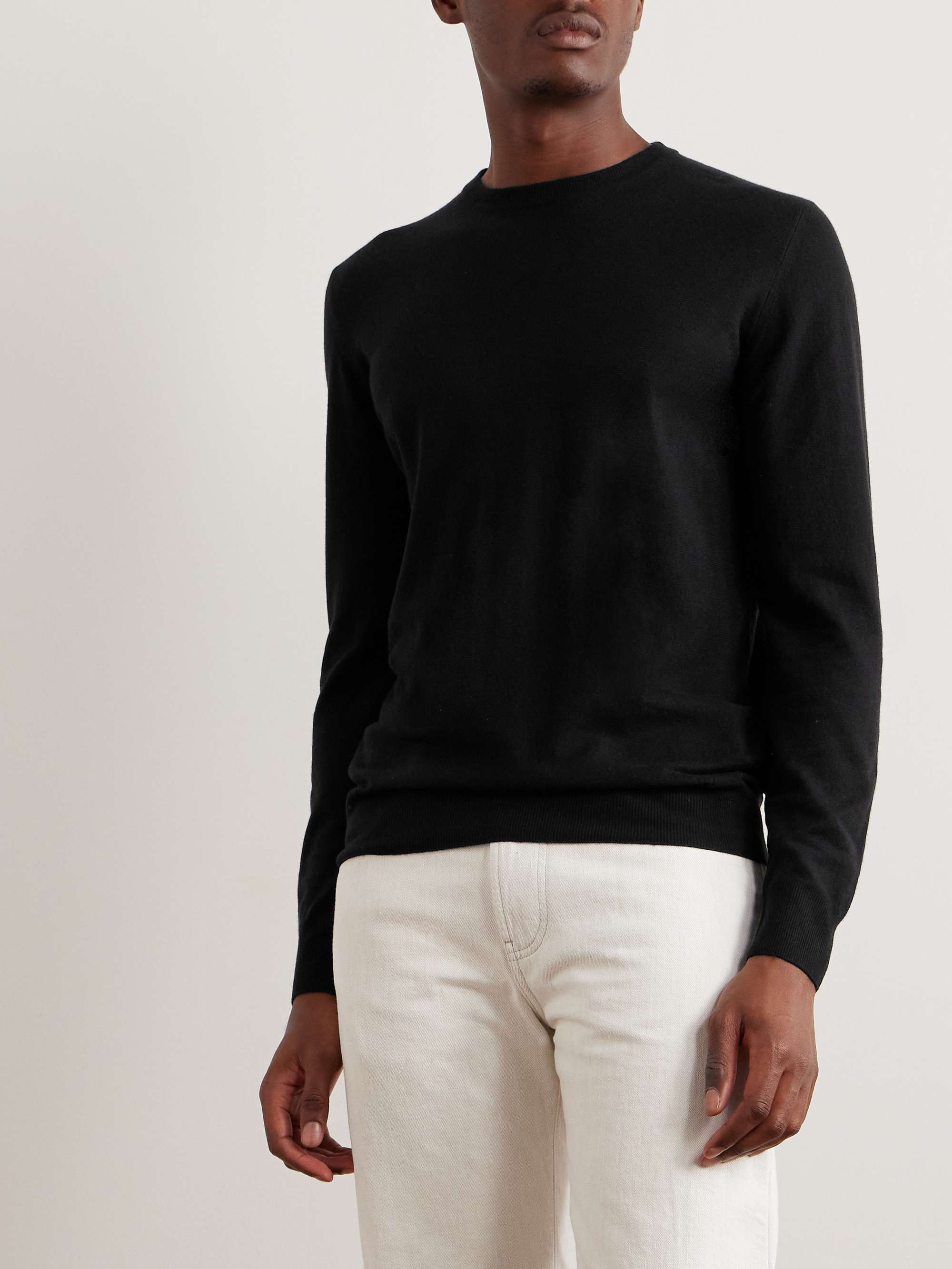 LORO PIANA Slim-Fit Baby Cashmere Sweater