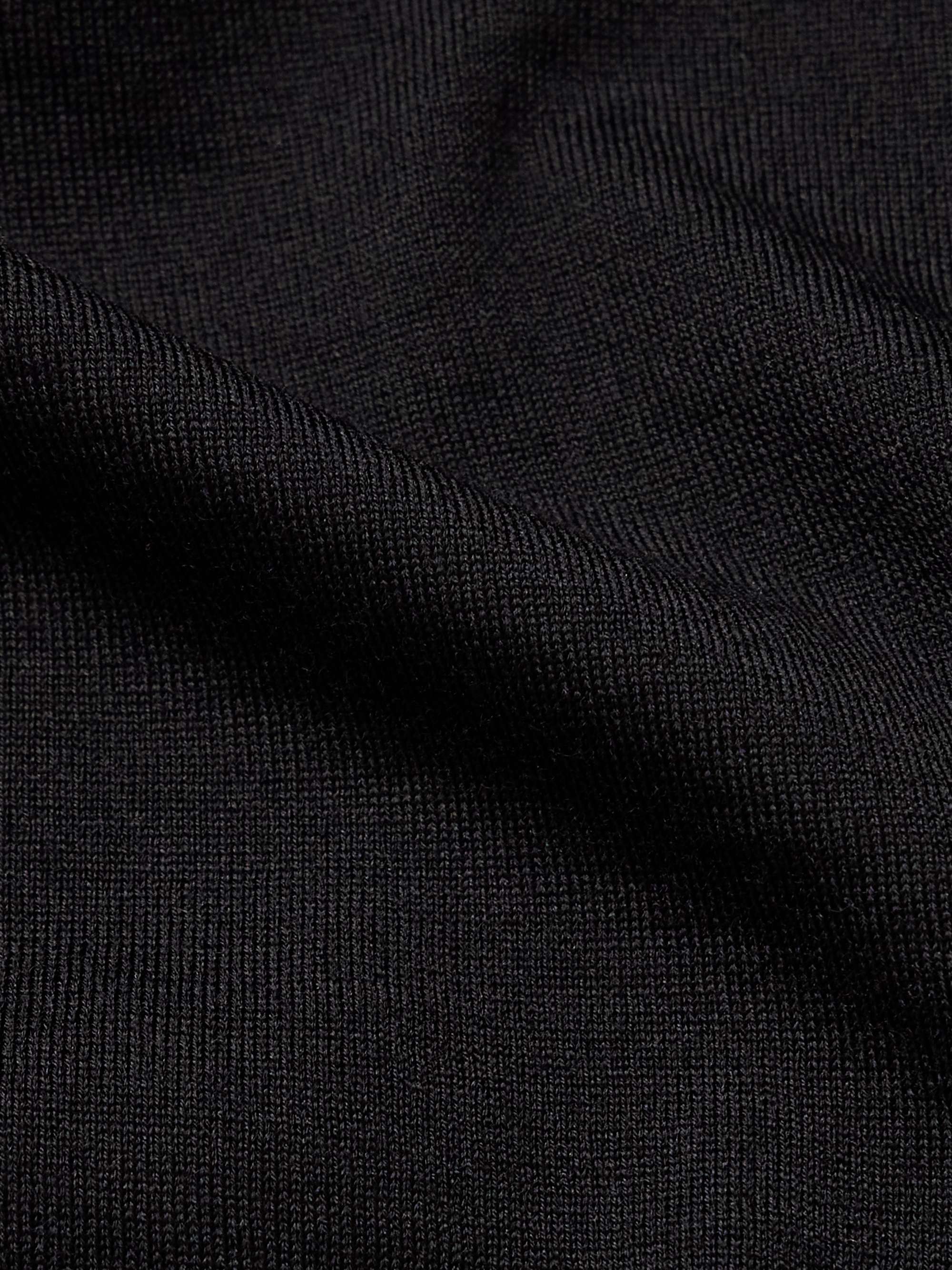 LORO PIANA Slim-Fit Wish Virgin Wool Polo Shirt