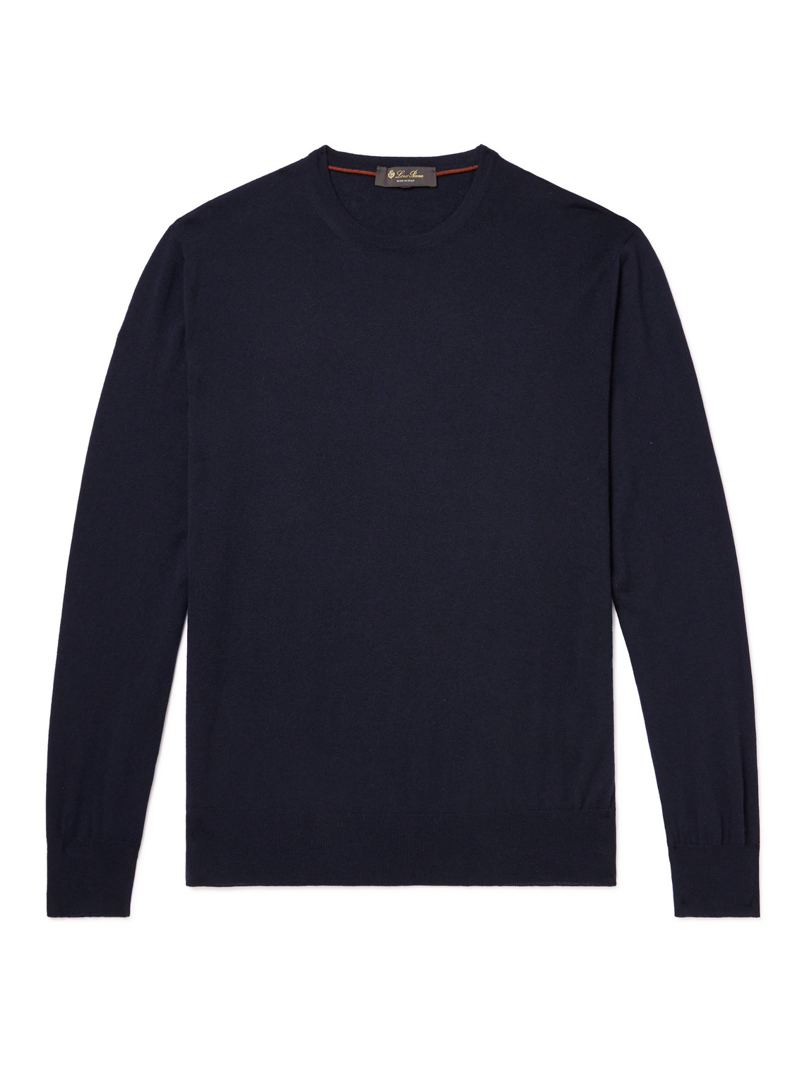 Loro Piana Cashmere Jumper In Blue