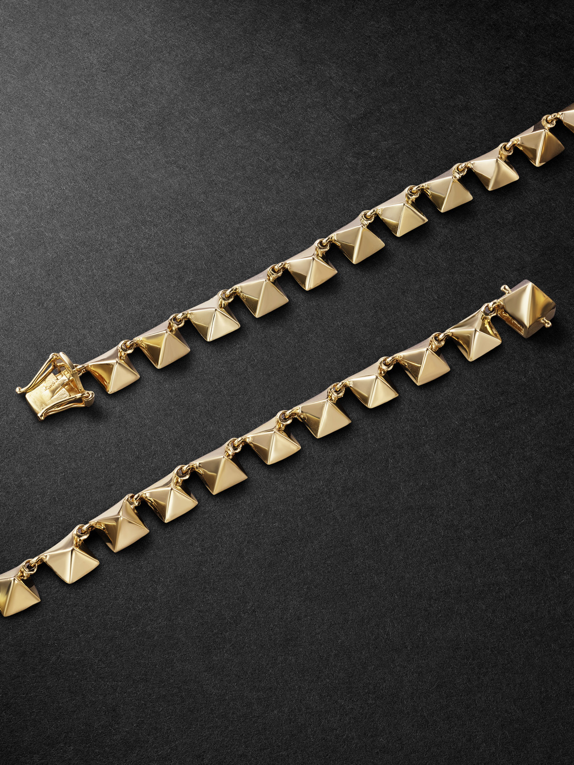 Anita Ko Eternity Spike Gold Necklace In Gold