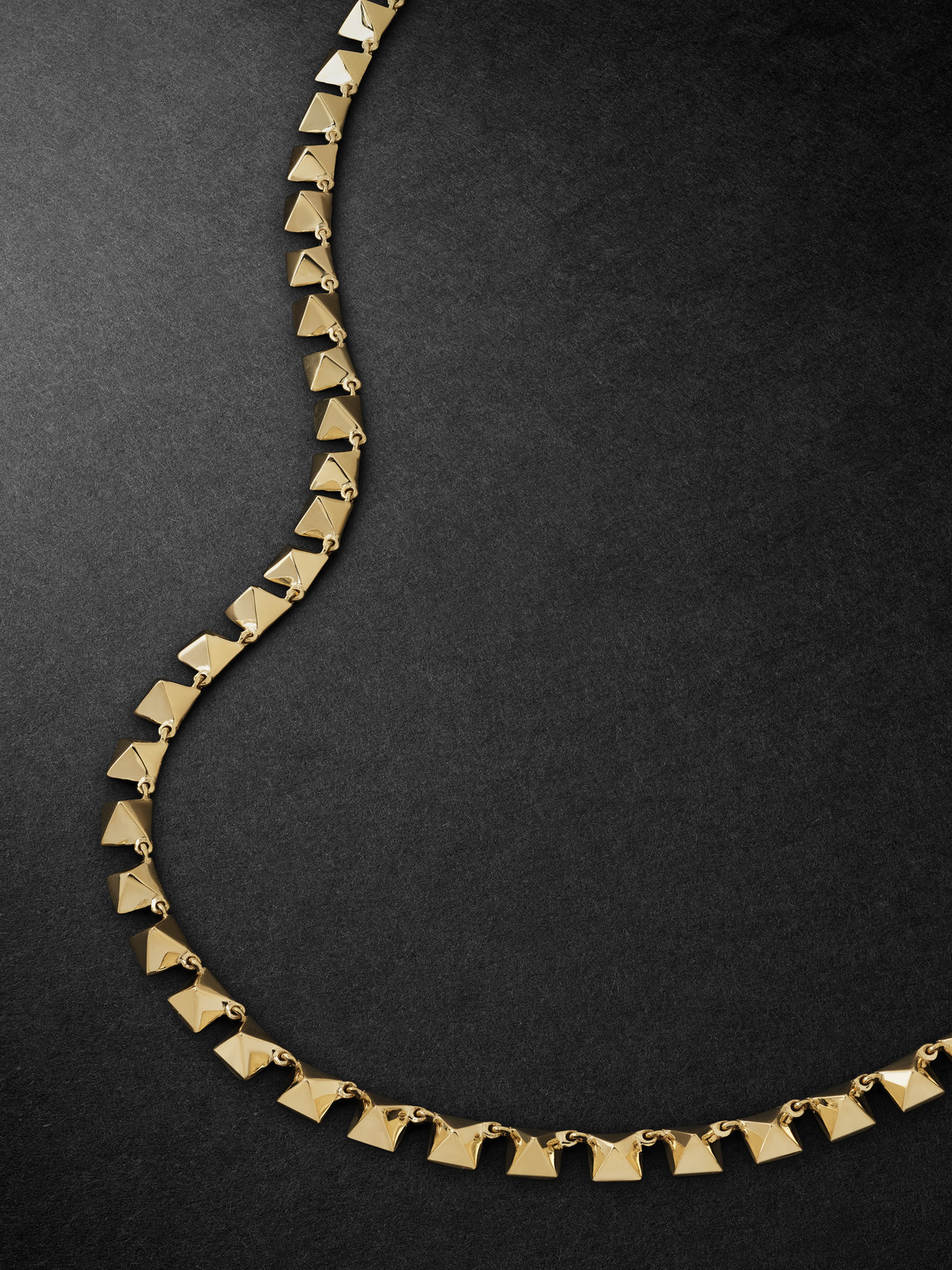 Anita Ko Eternity Spike Gold Necklace In Gold