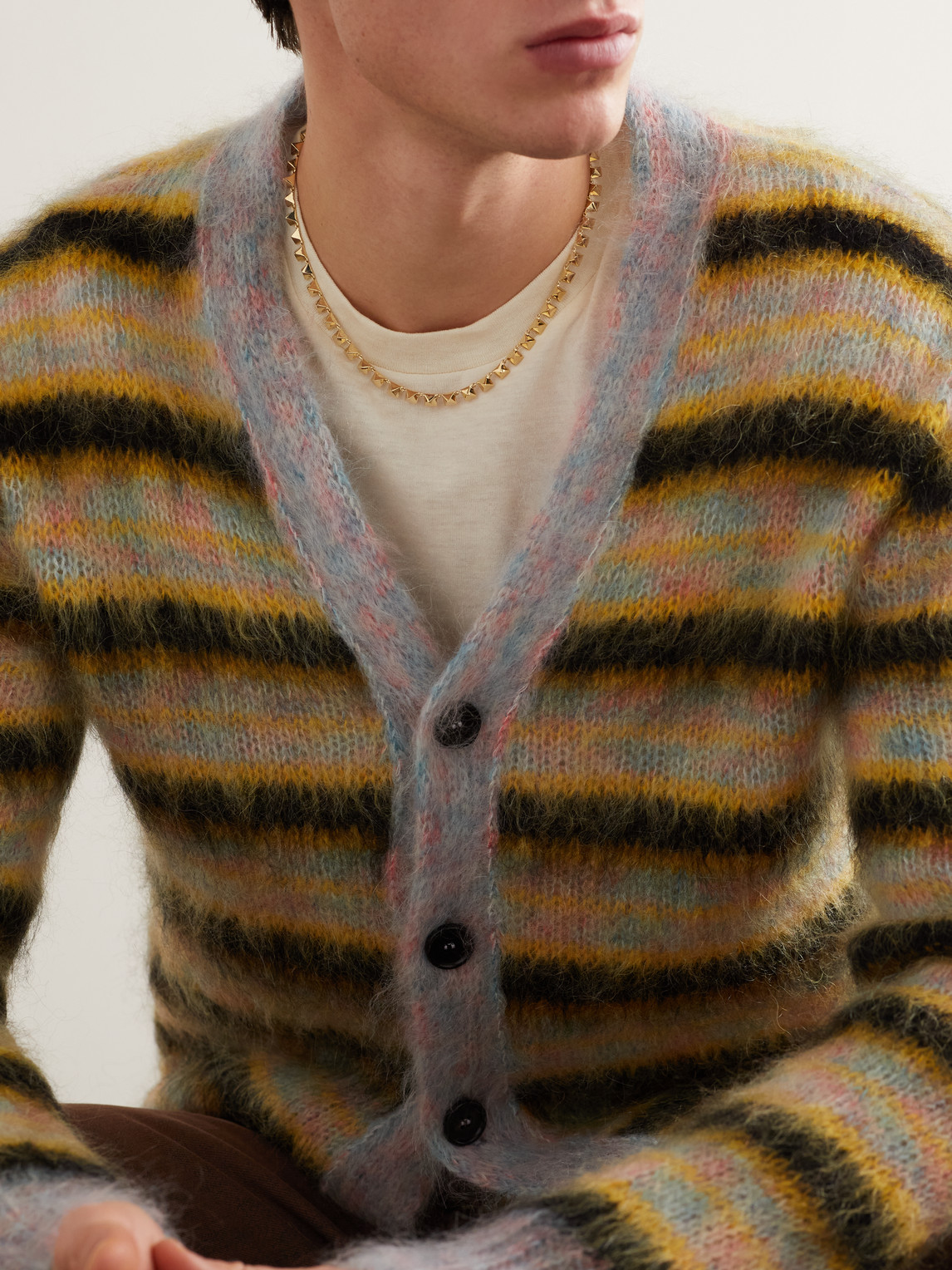 Anita Ko Eternity Spike Gold Necklace In Gold