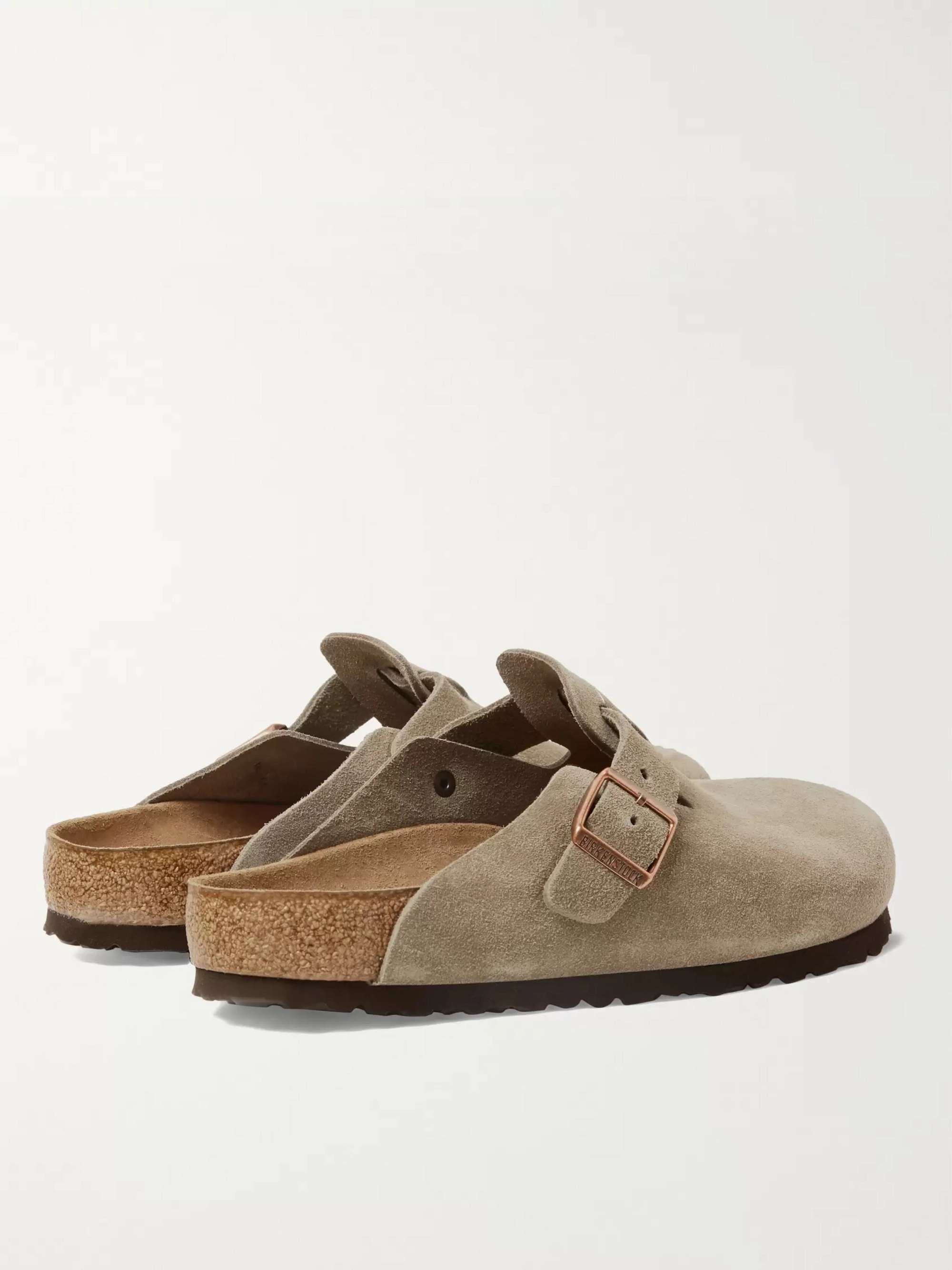 BIRKENSTOCK حذاء كلوغ Boston من جلد السويد