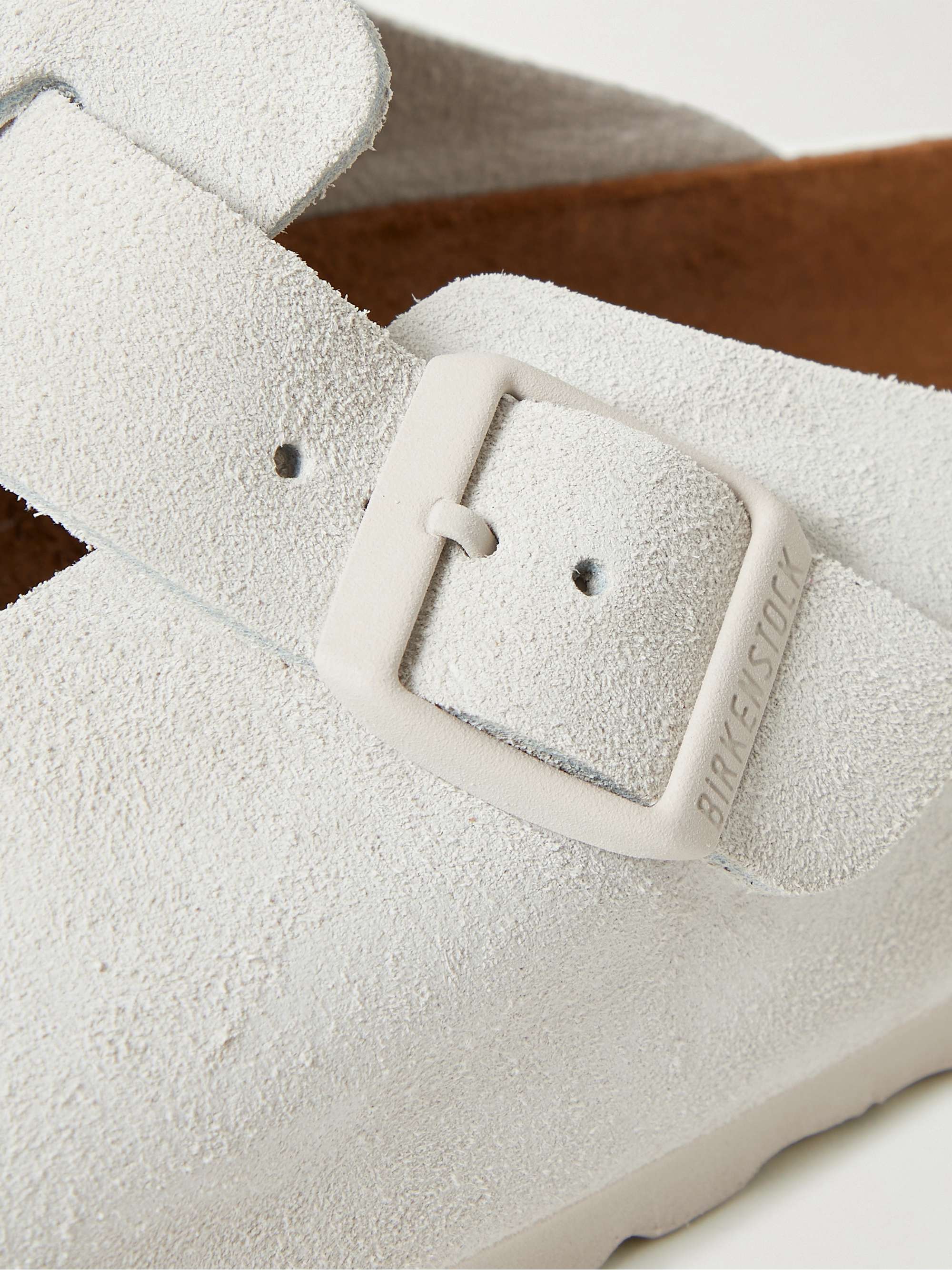 BIRKENSTOCK حذاء كلوغ Boston من جلد السويد