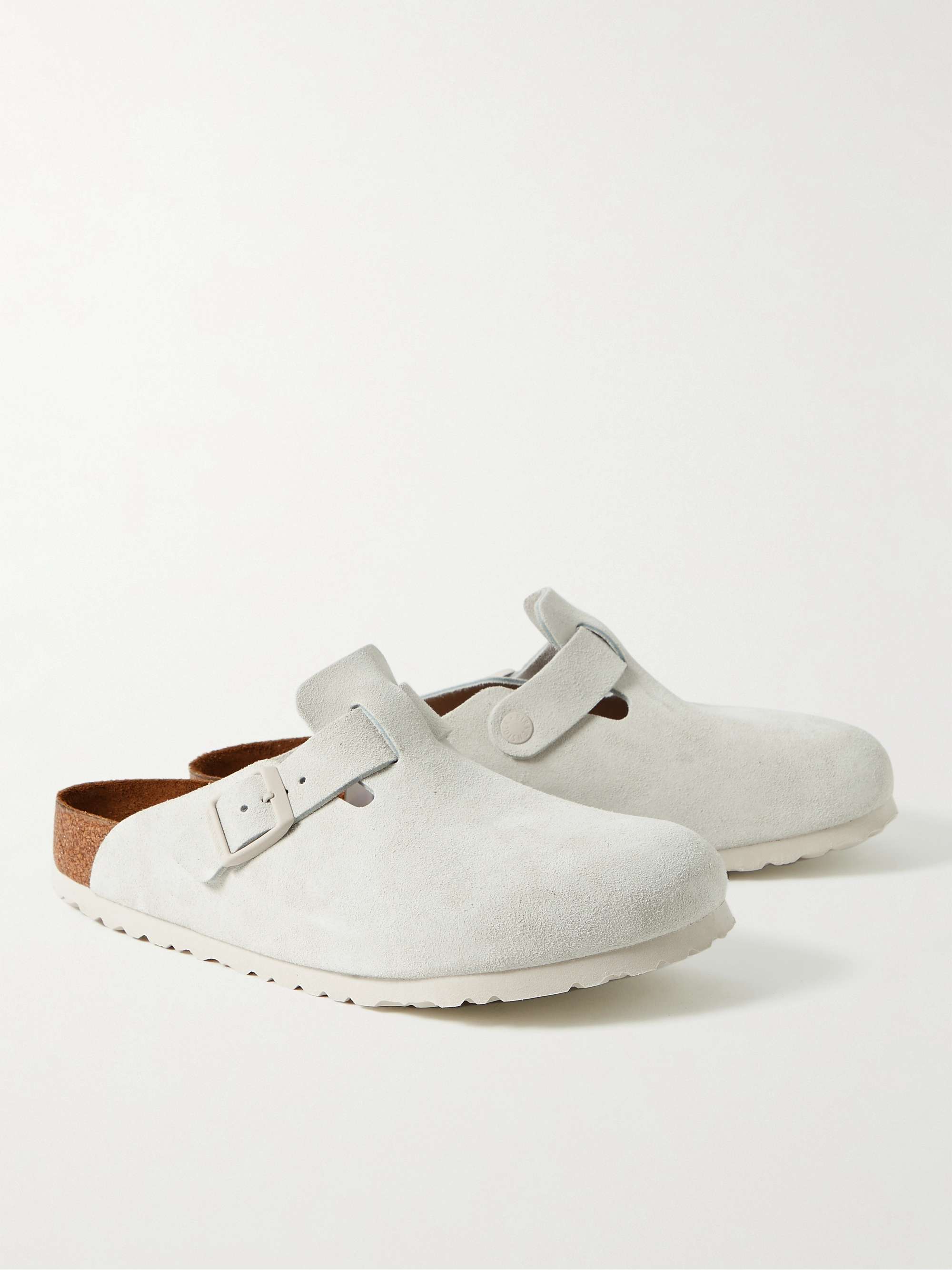BIRKENSTOCK حذاء كلوغ Boston من جلد السويد