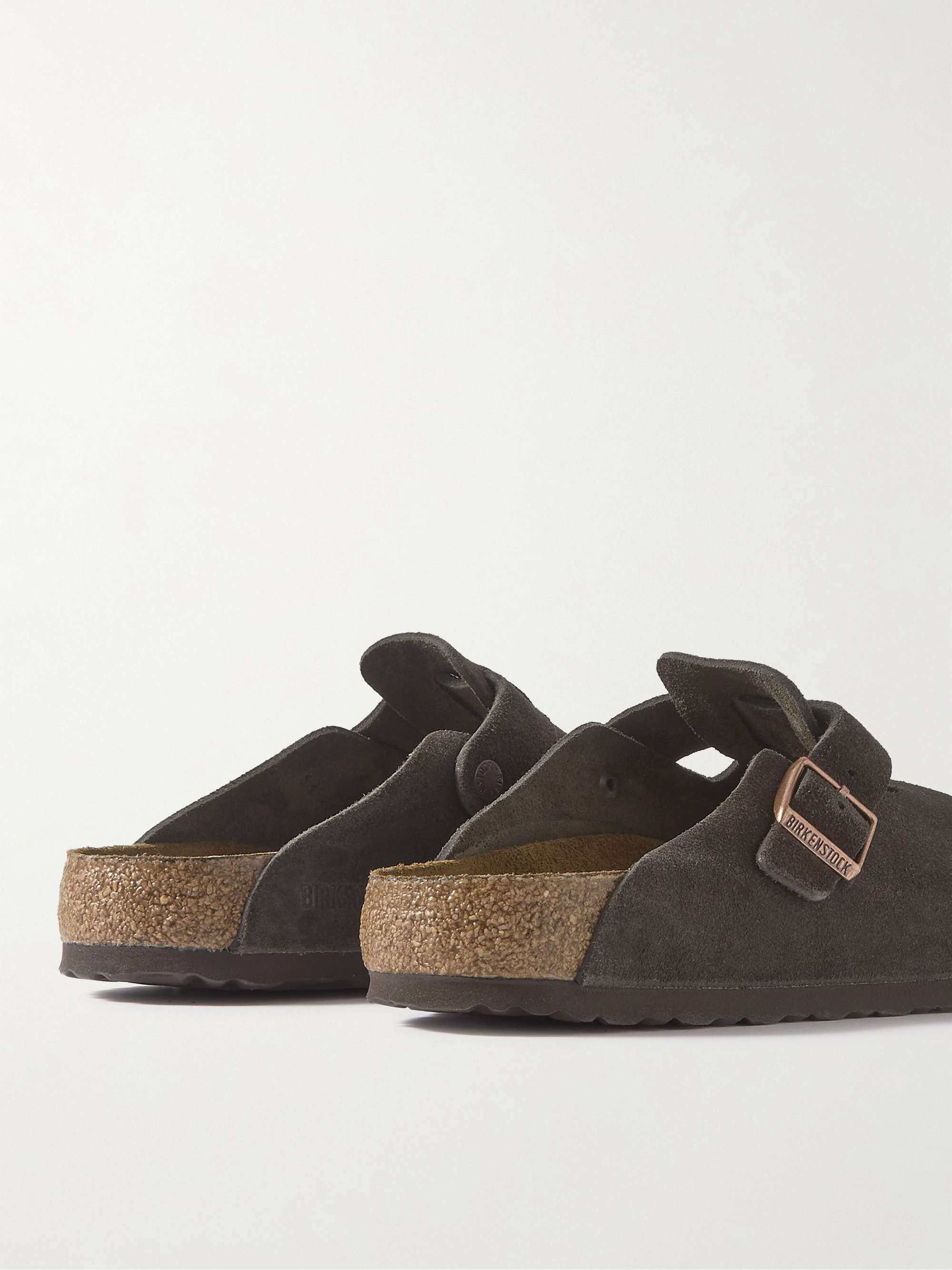 BIRKENSTOCK Sabot in camoscio Boston