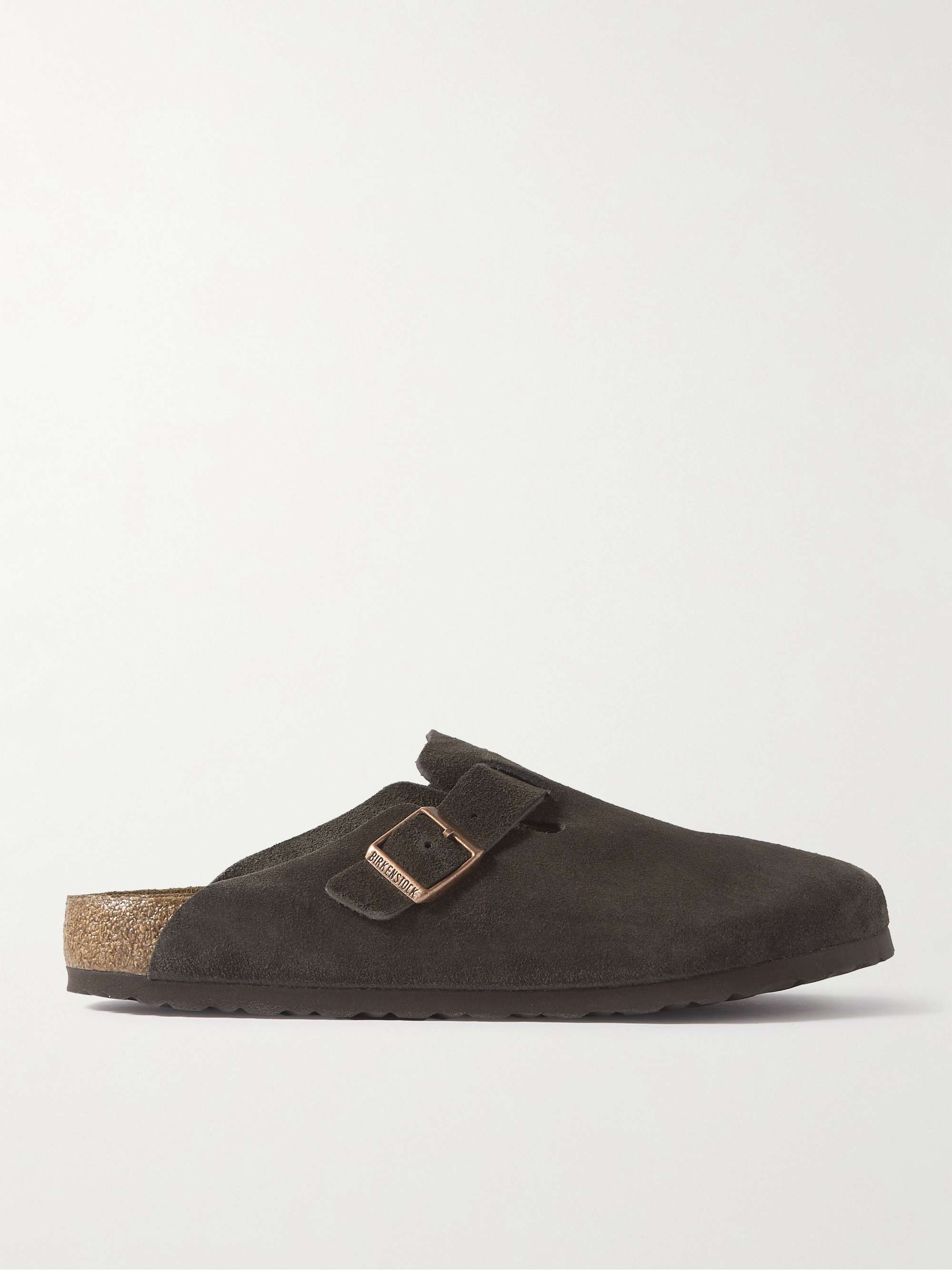 Birkenstock Boston Suede Leather Clogs