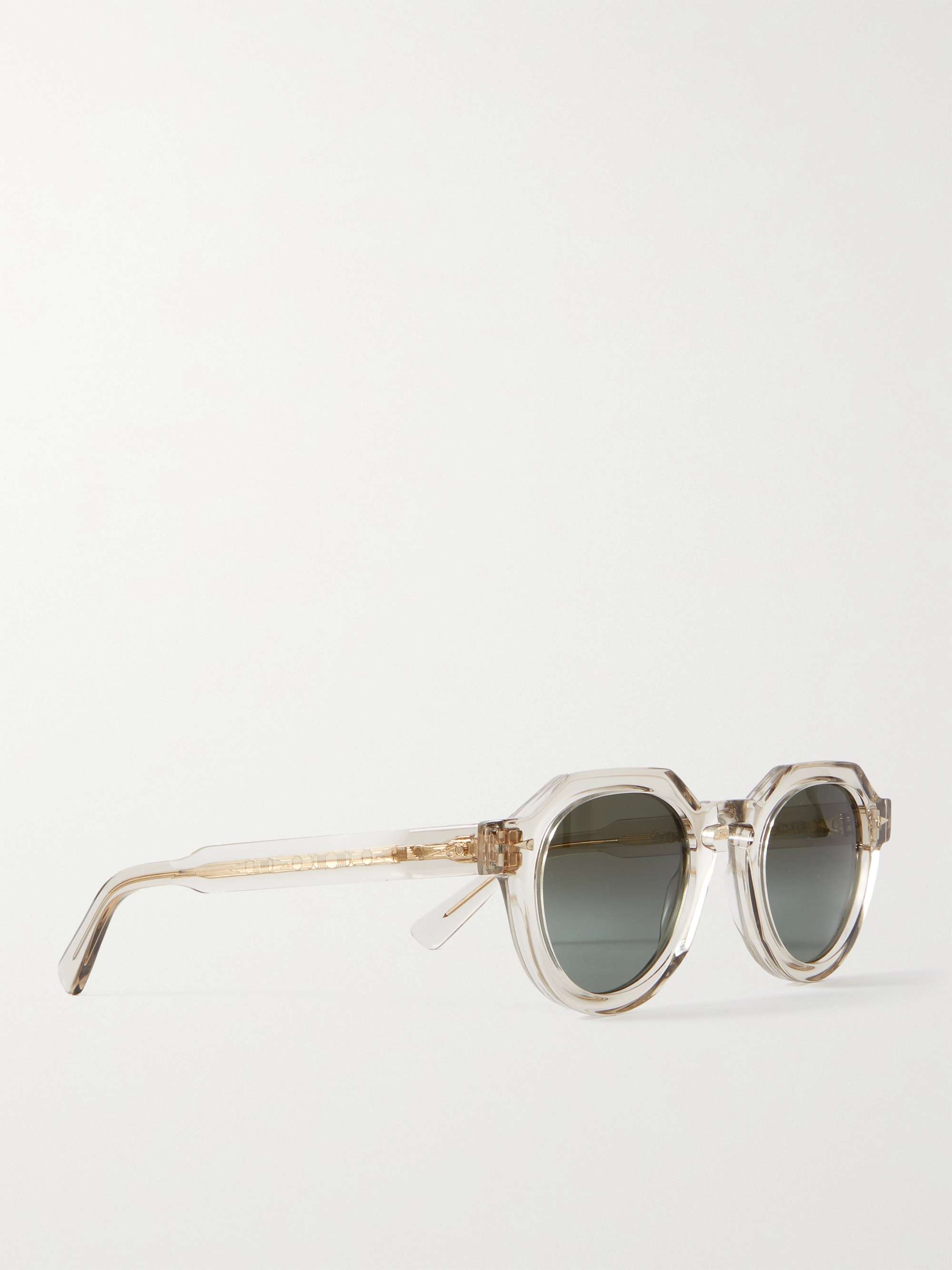 AHLEM Grenelle Round-Frame Acetate Sunglasses