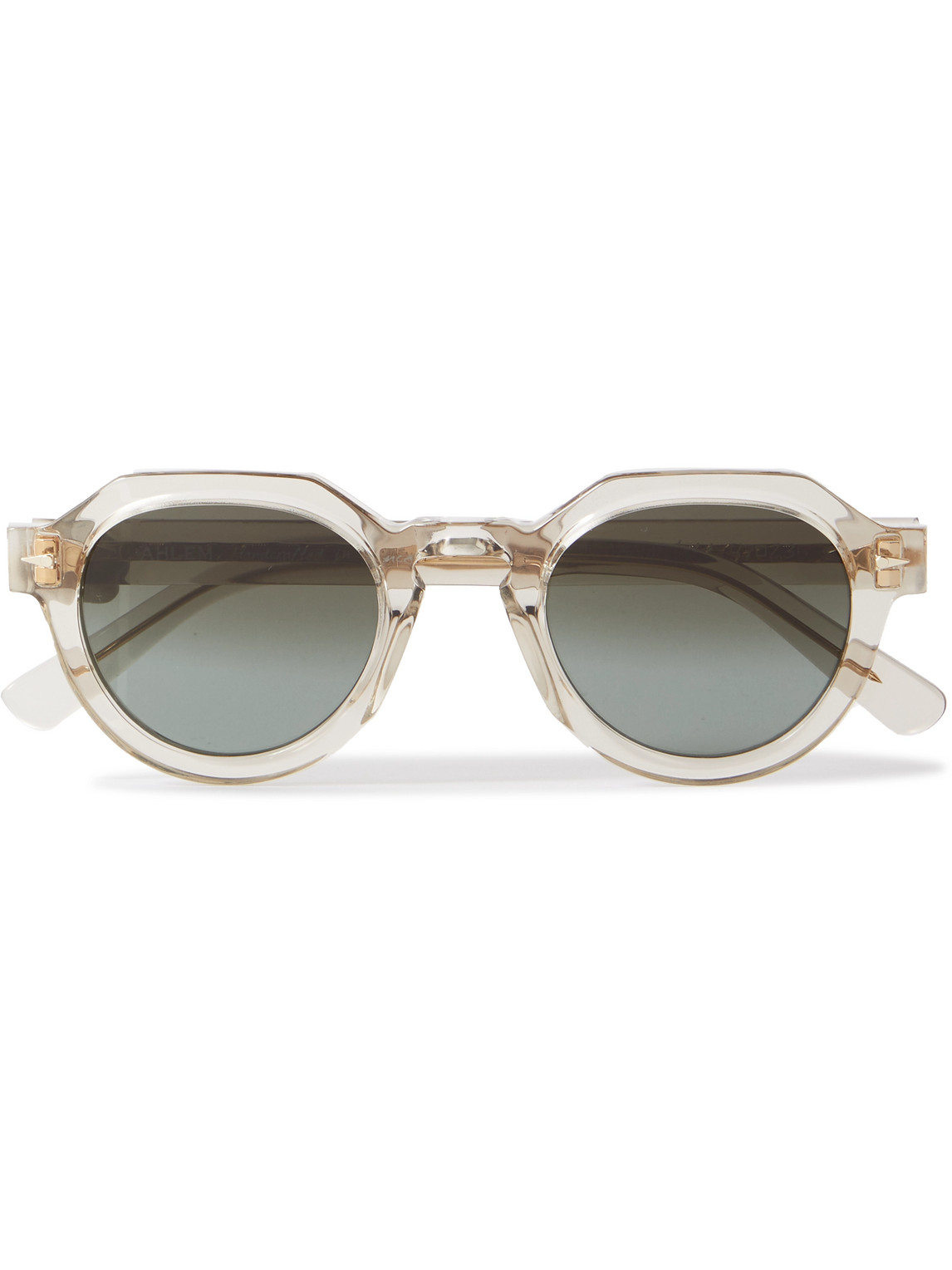 Ahlem Grenelle Round-frame Acetate Sunglasses In Gray