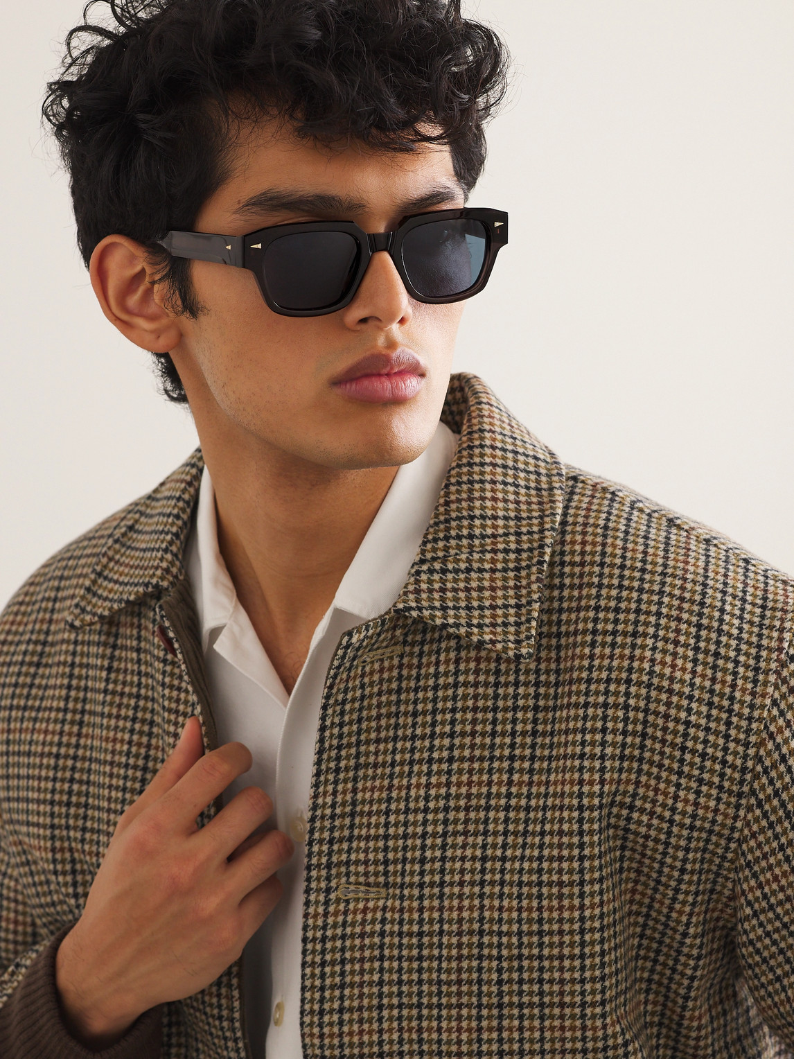 Ahlem Rivoli D-frame Acetate Sunglasses In Black