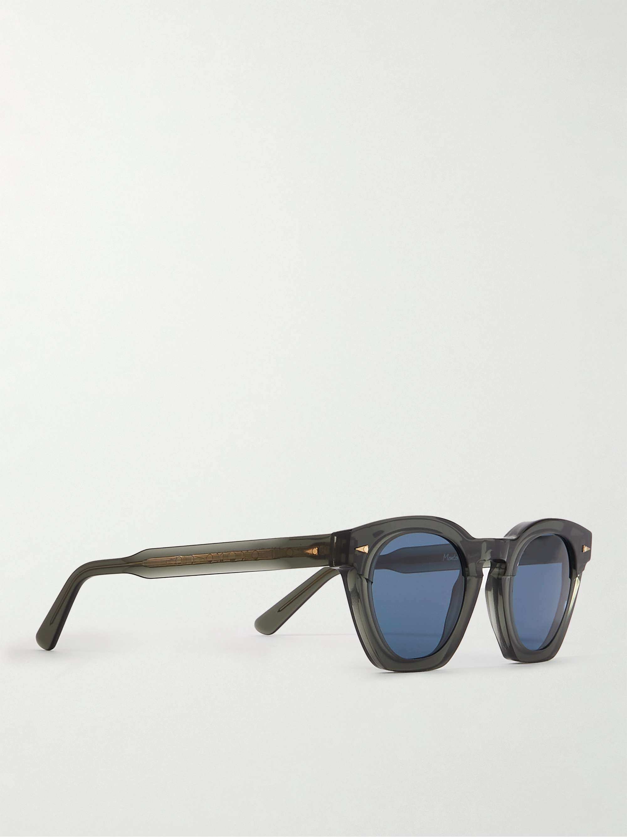 AHLEM Montorgueil Round-Frame Acetate Sunglasses