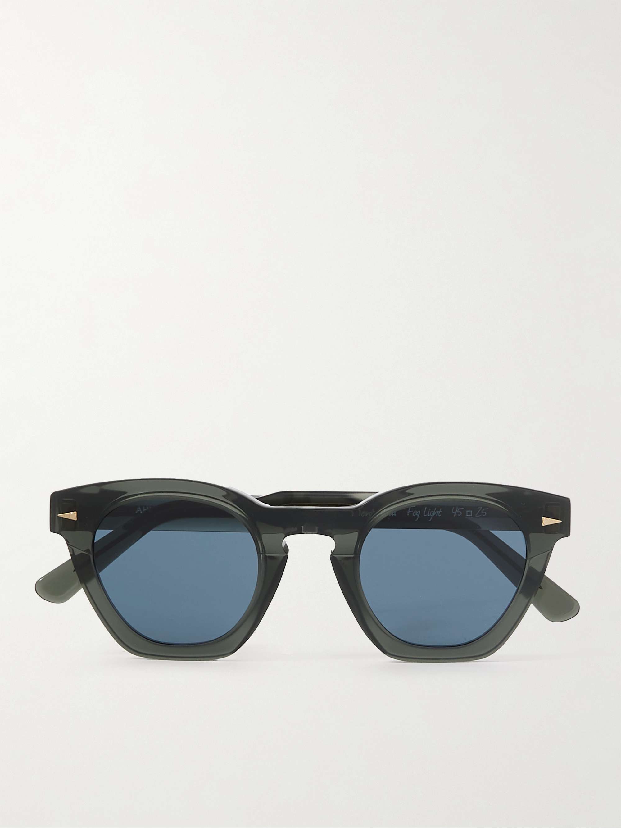 AHLEM Montorgueil Round-Frame Acetate Sunglasses