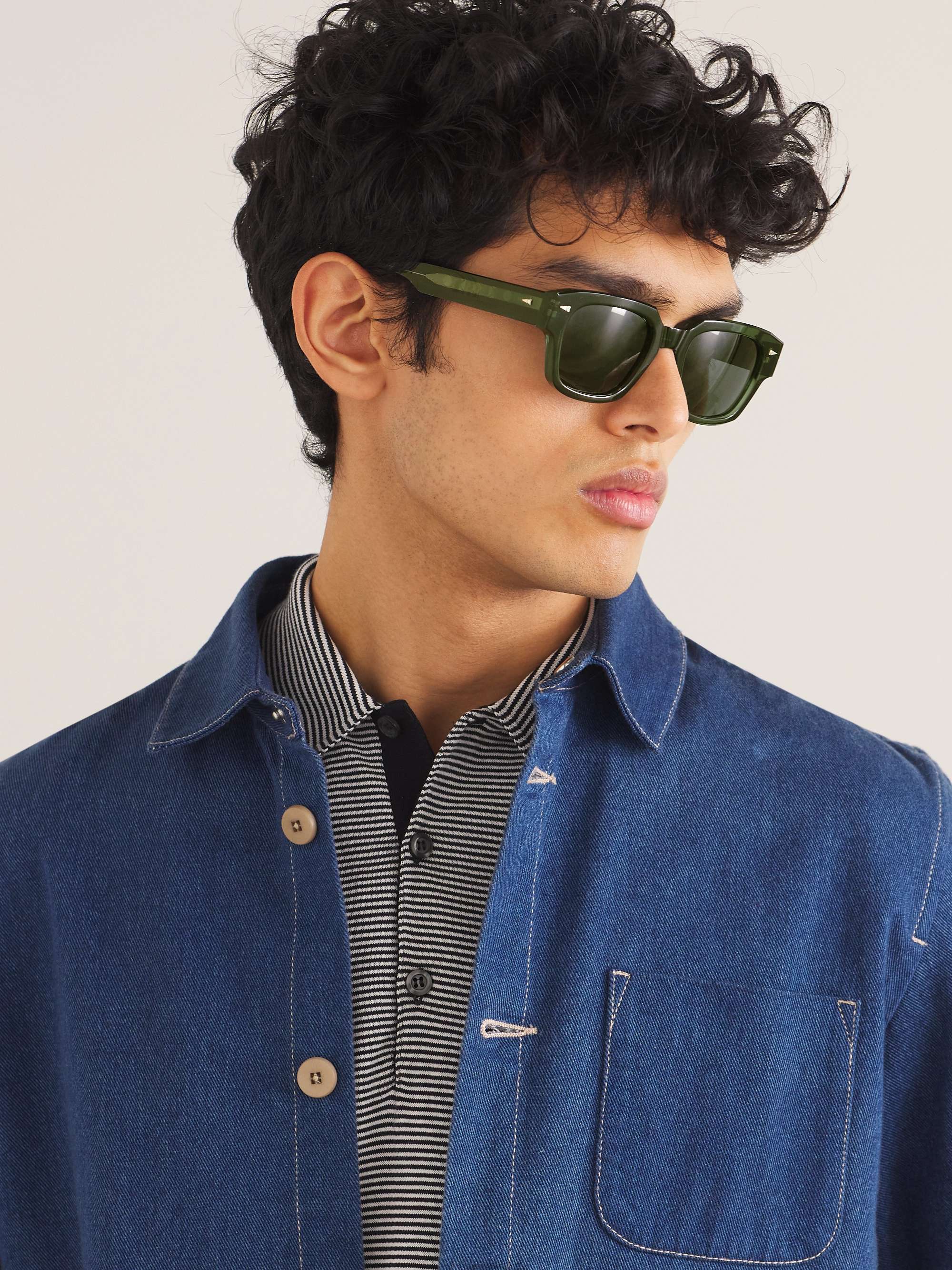 AHLEM Rivoli D-Frame Acetate Sunglasses