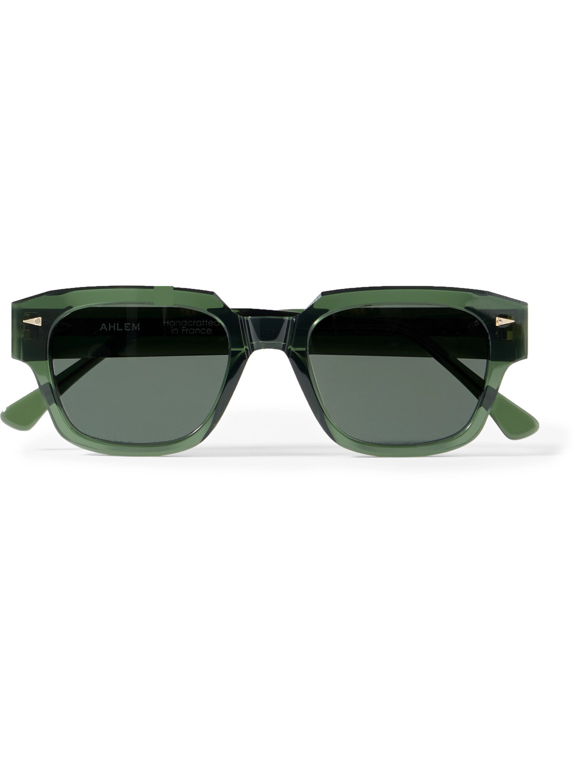 Ahlem Rivoli D-frame Acetate Sunglasses In Green