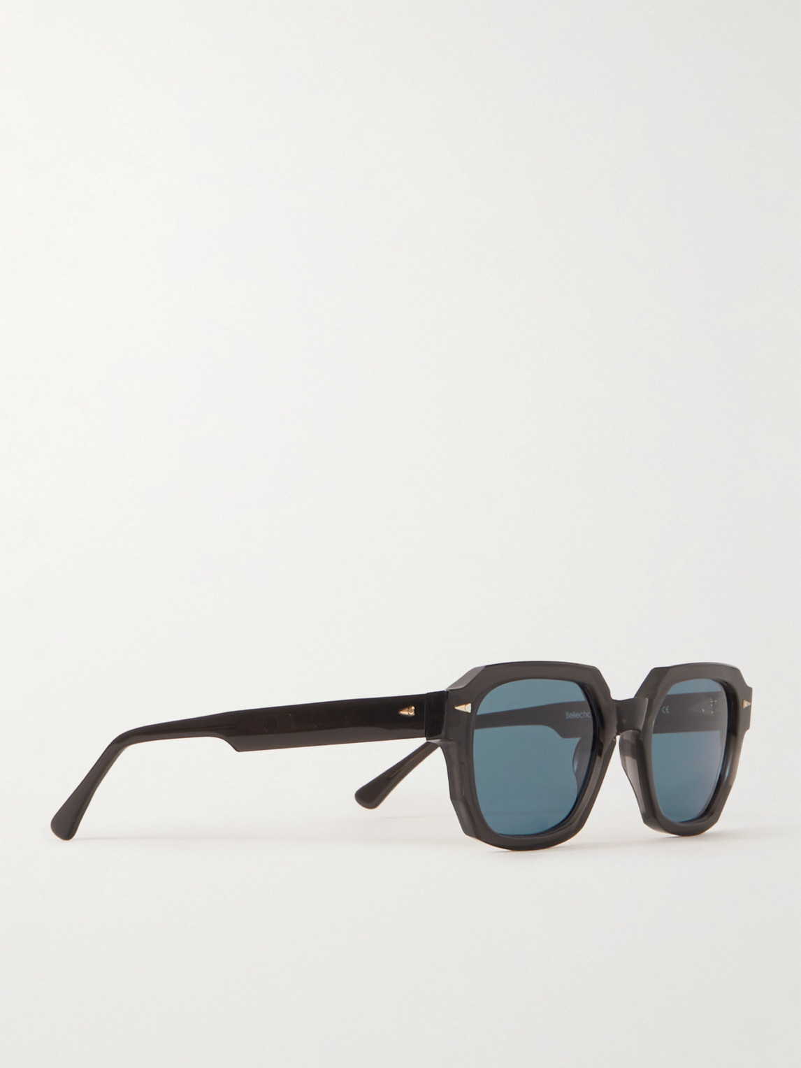 Shop Ahlem Bellechasse Square-frame Acetate Sunglasses In Black