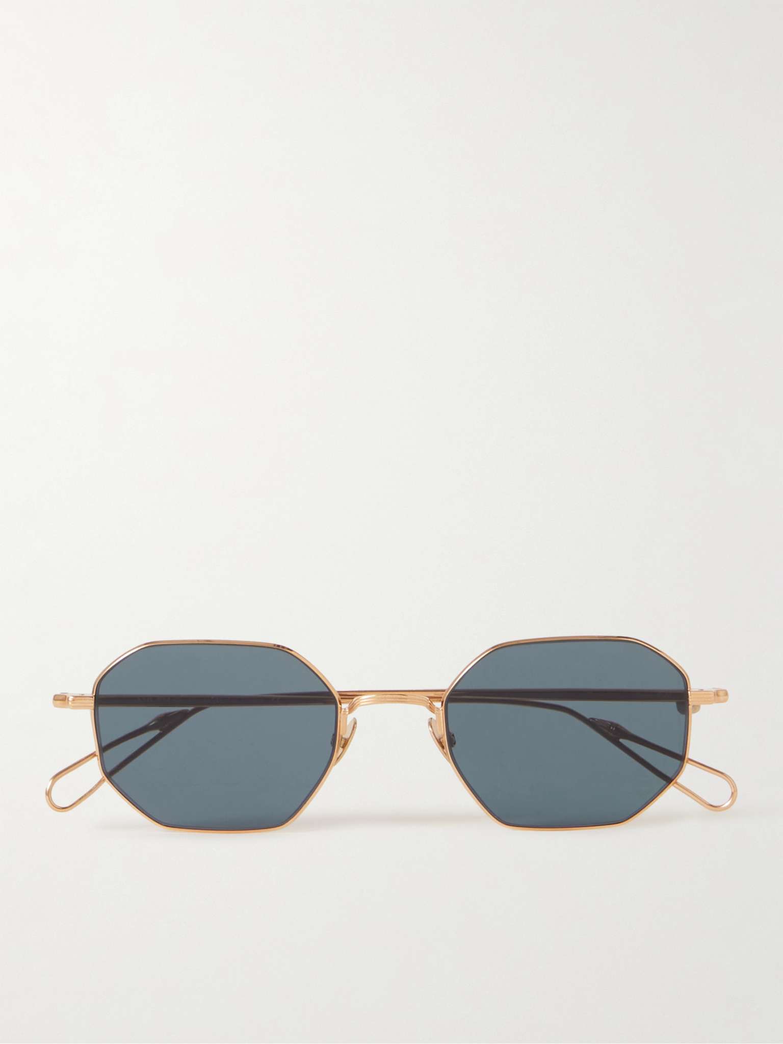 AHLEM Trocadero Hexagonal-Frame Gold-Tone Sunglasses for Men | MR PORTER
