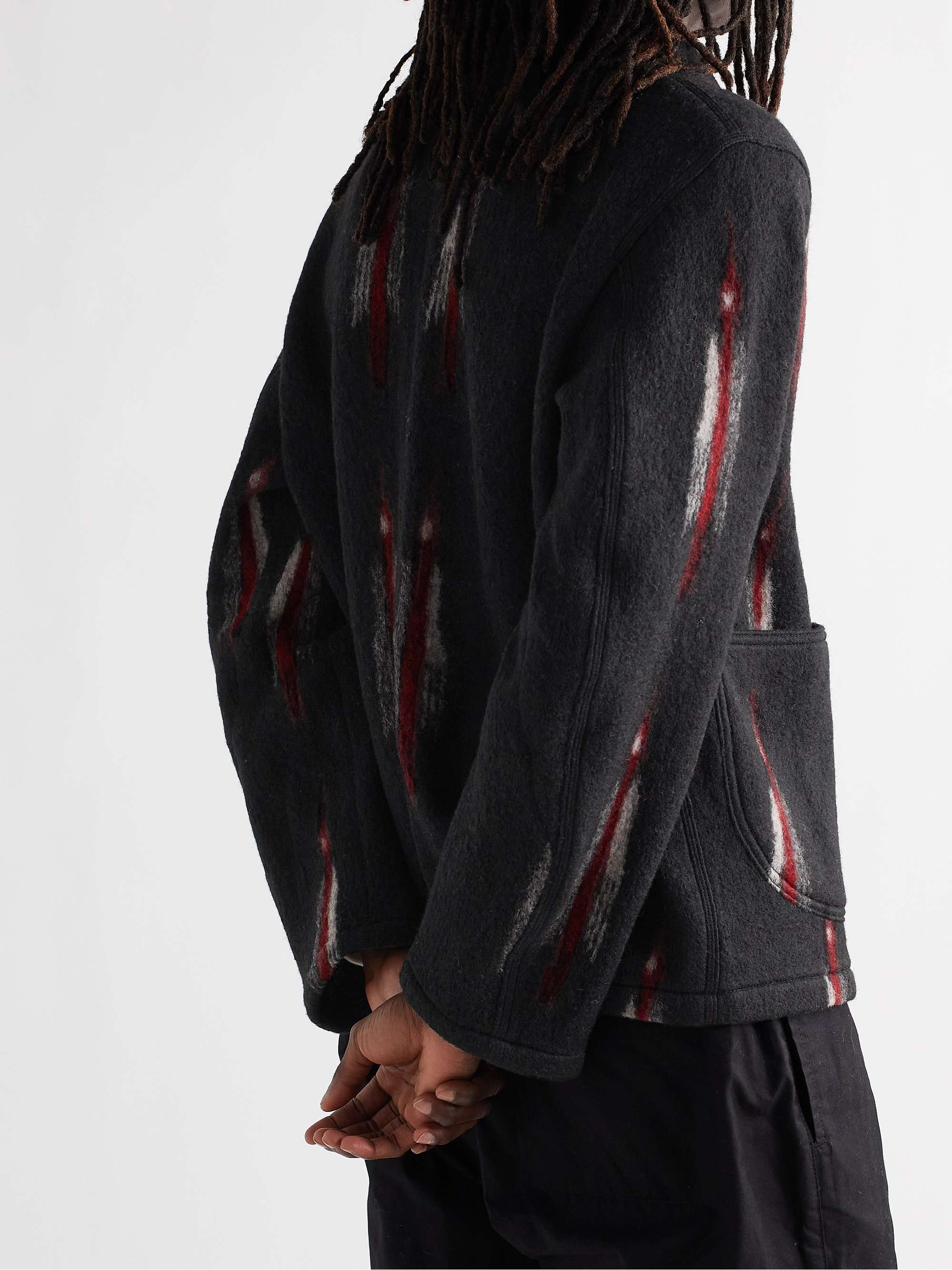 YMC Labour Wool-Blend Jacquard Jacket