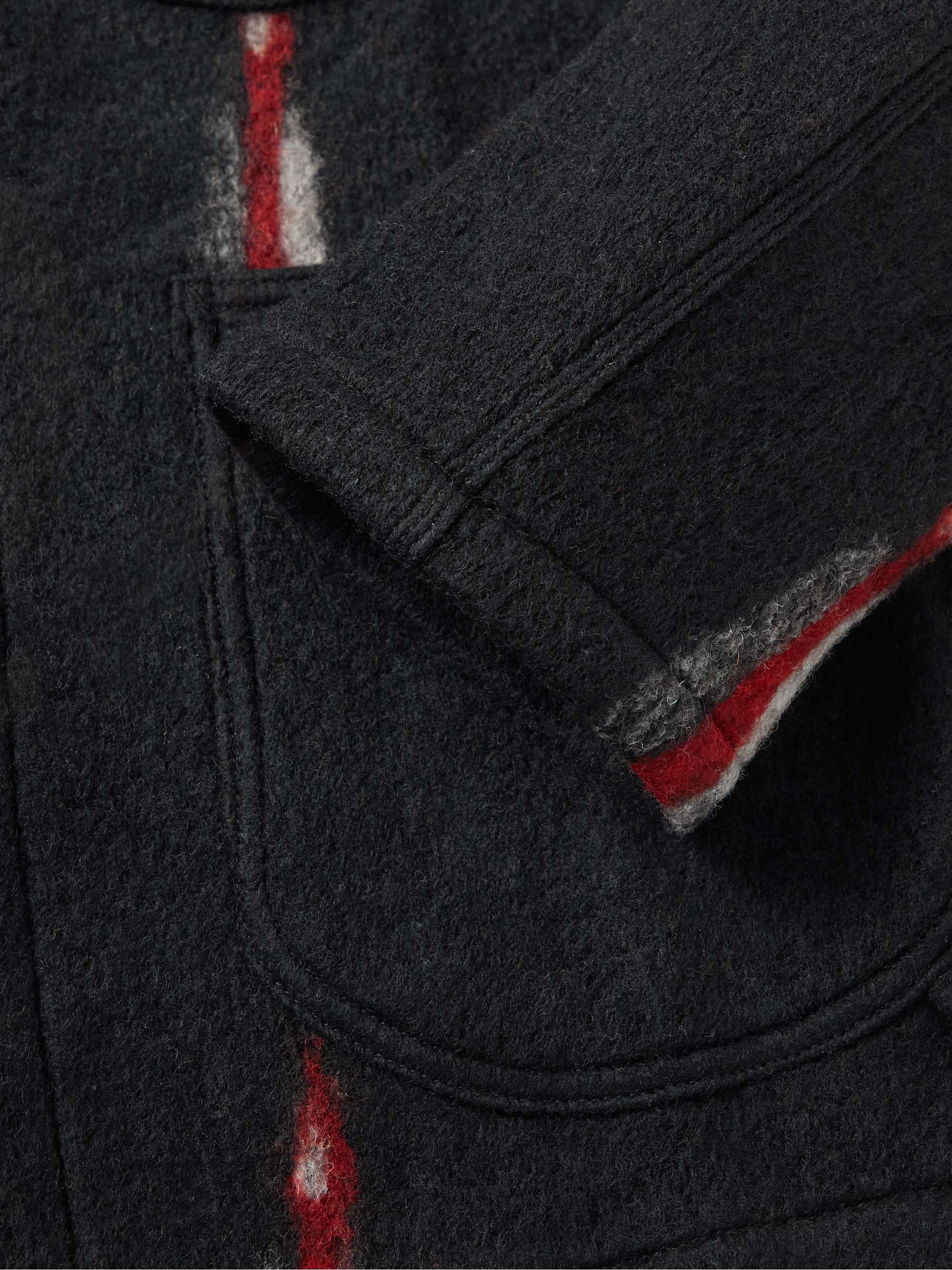 YMC Labour Wool-Blend Jacquard Jacket