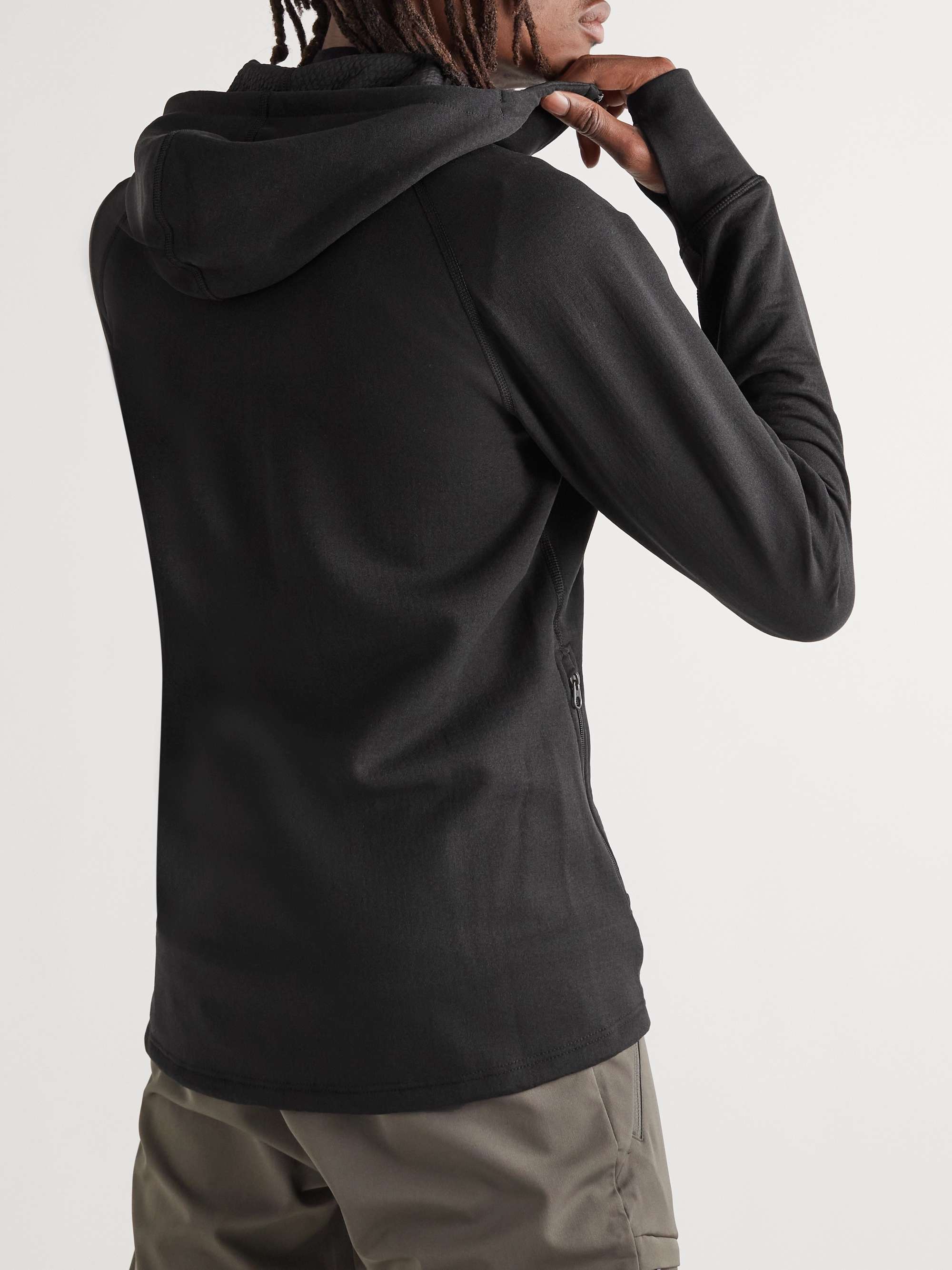 HOUDINI Mono Air Houdi Slim-Fit Polartec® Stretch-Fleece Hooded Ski Base Layer