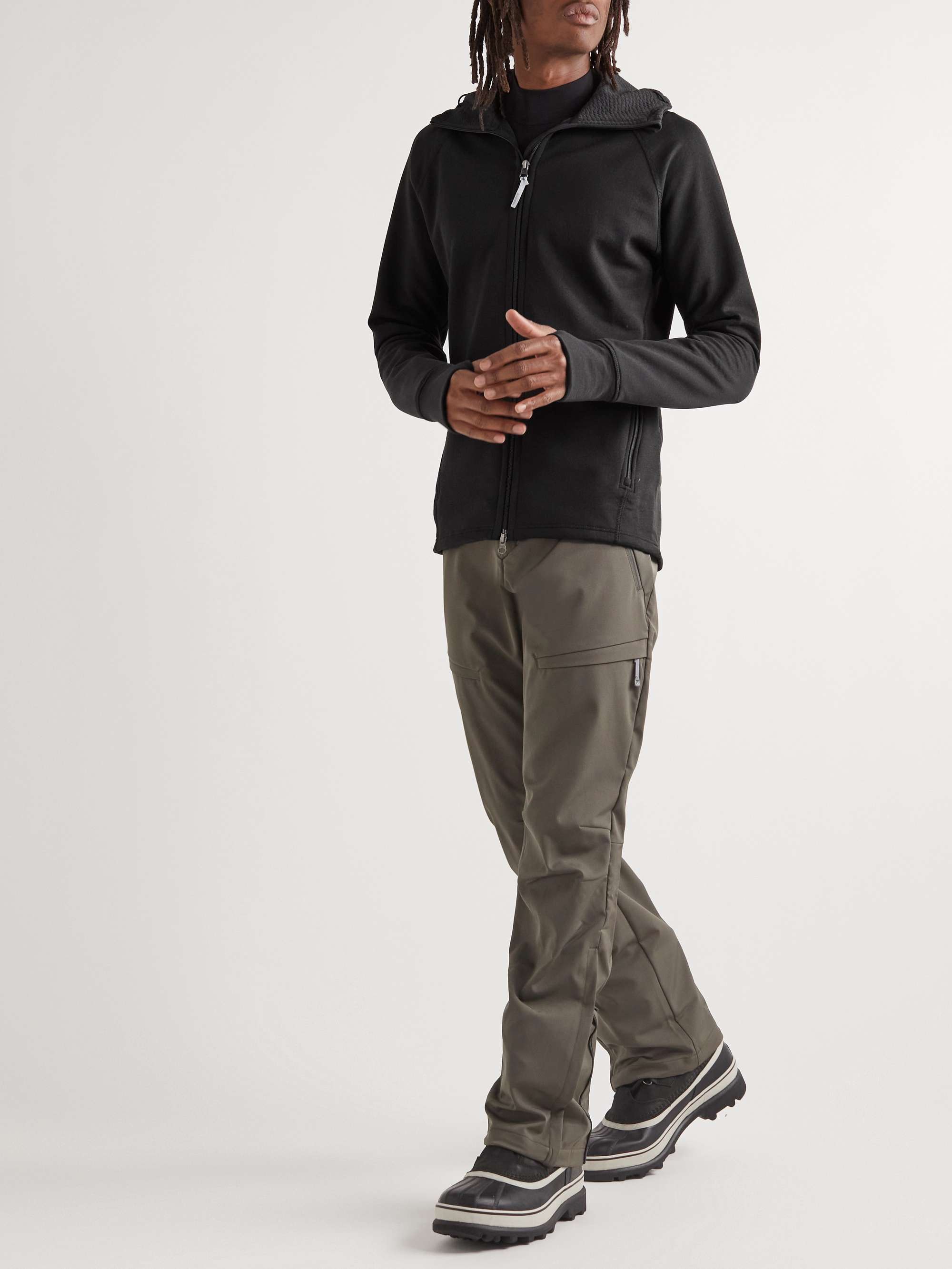 HOUDINI Mono Air Houdi Slim-Fit Polartec® Stretch-Fleece Hooded Ski Base Layer