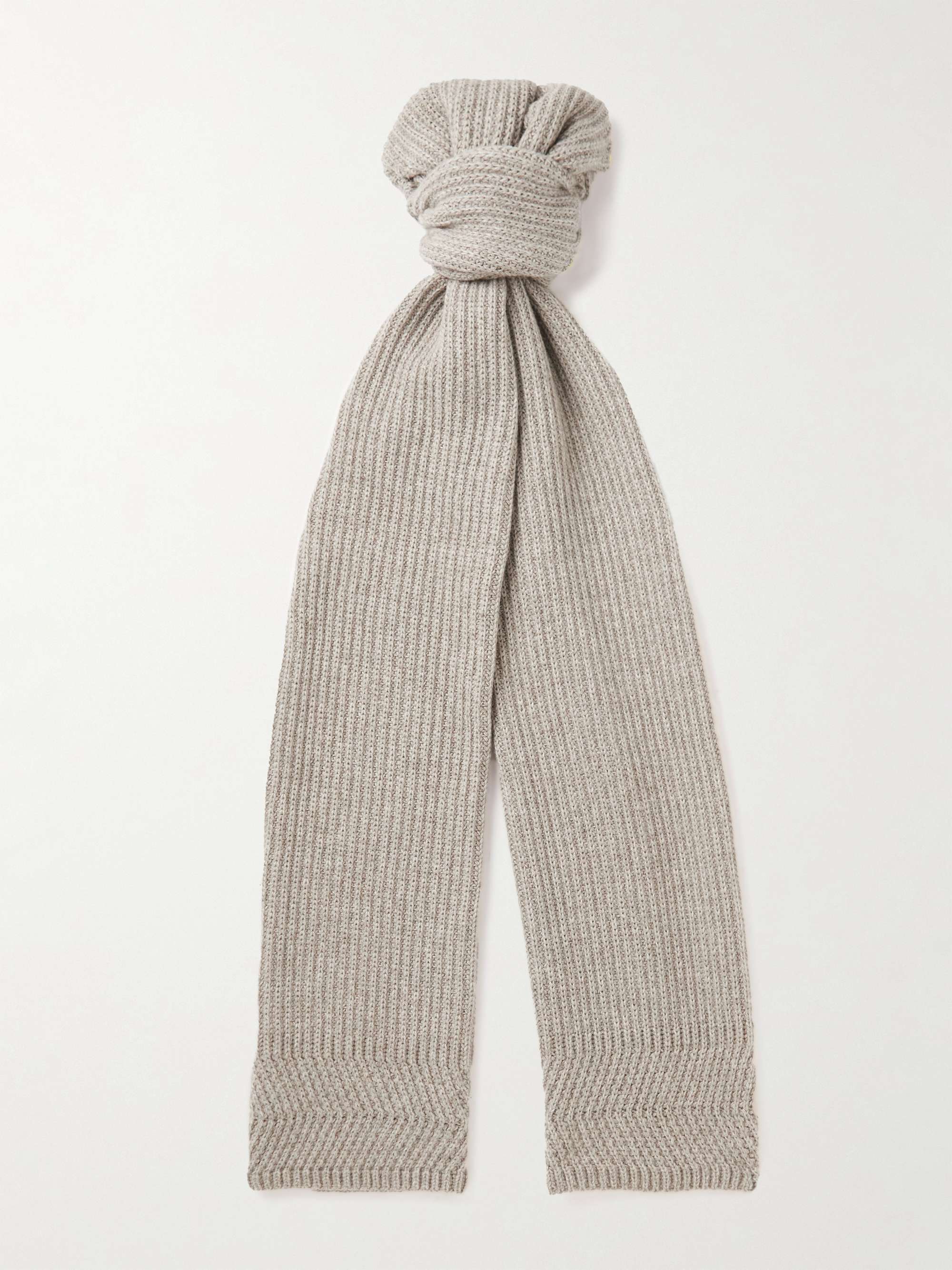 LORO PIANA Ribbed Cashmere Scarf for Men | MR PORTER