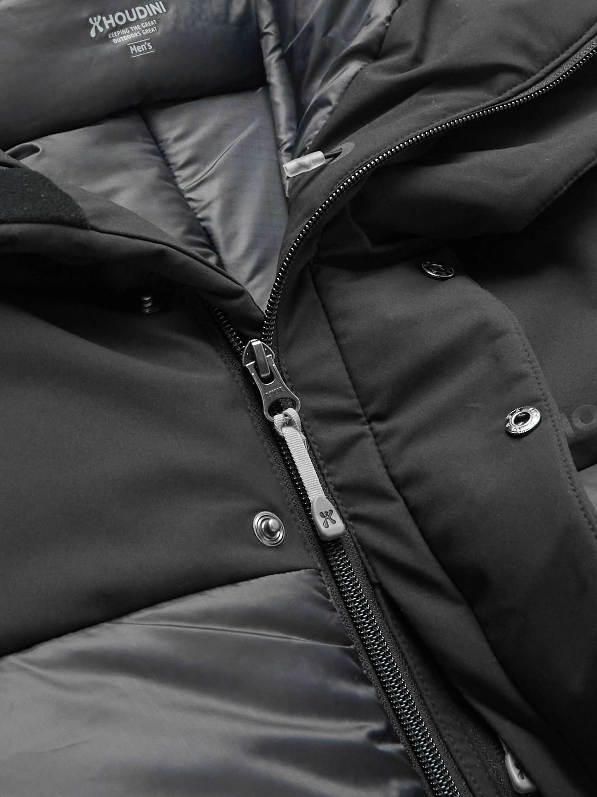 HOUDINI Bouncer Quilted Panelled Ripstop Hooded Ski Jacket