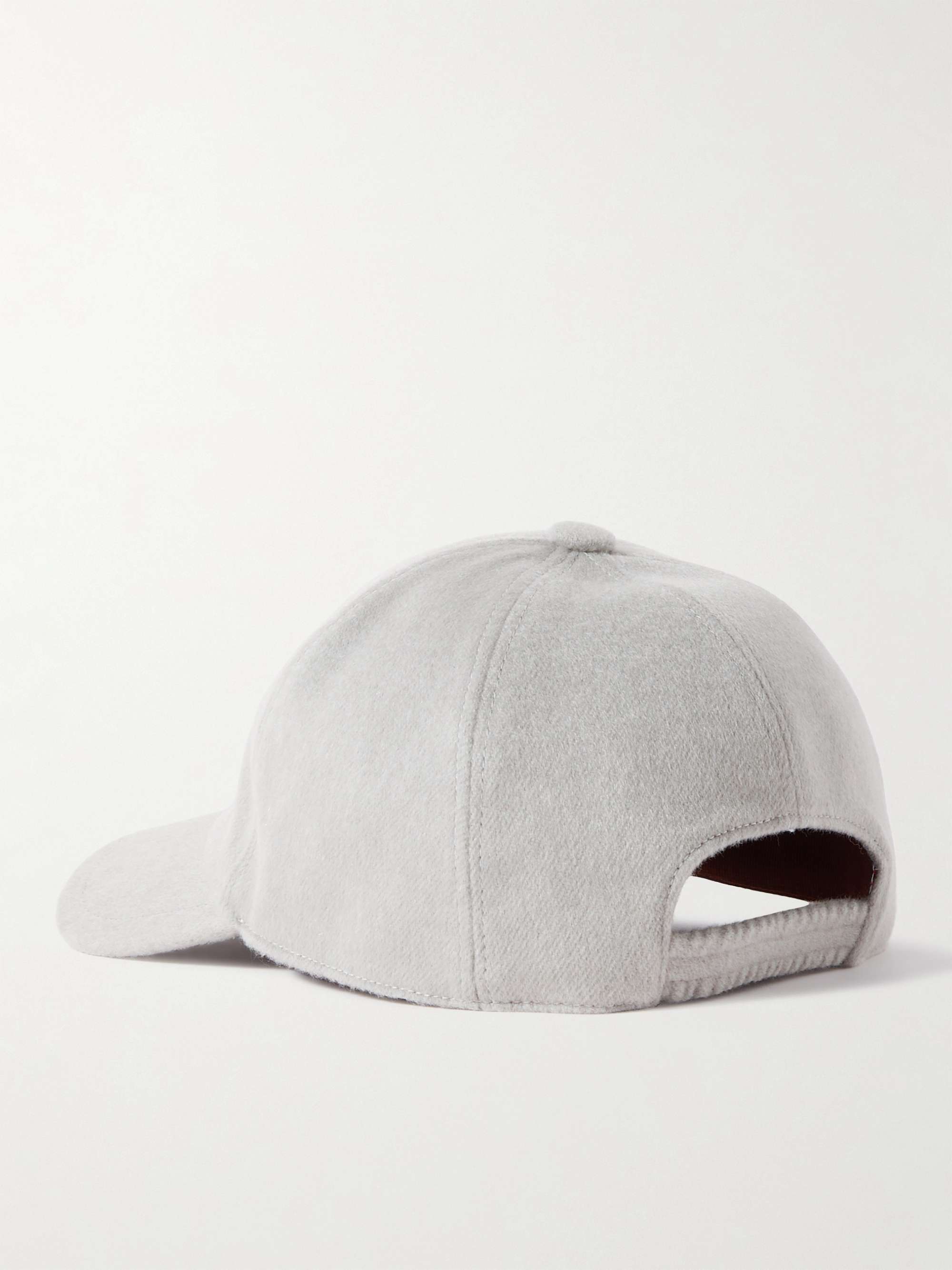 LORO PIANA Logo-Embroidered Storm System® Baby Cashmere Baseball Cap