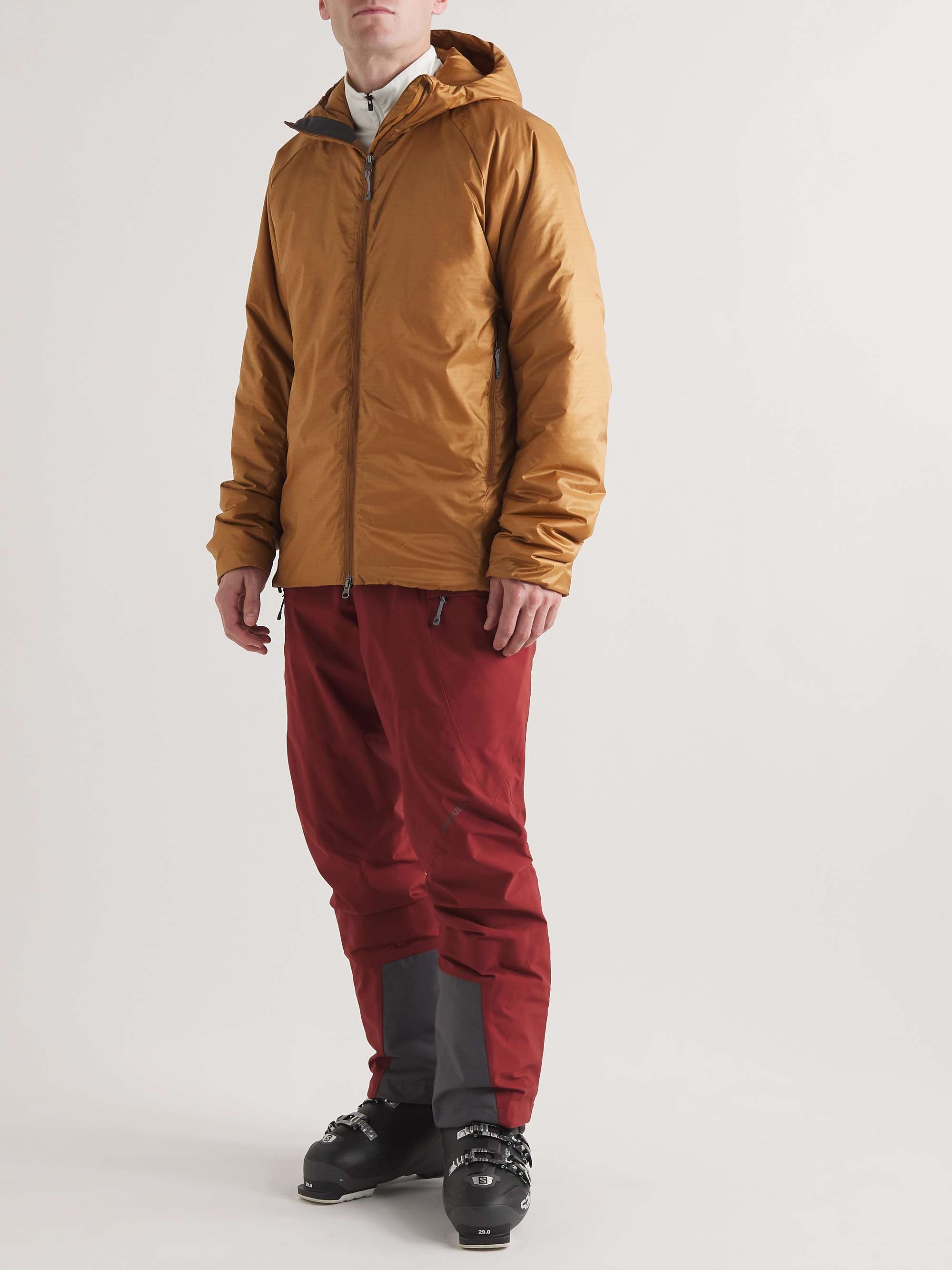 HOUDINI Dunfri Packable Padded Recycled Ripstop Hooded Ski Jacket