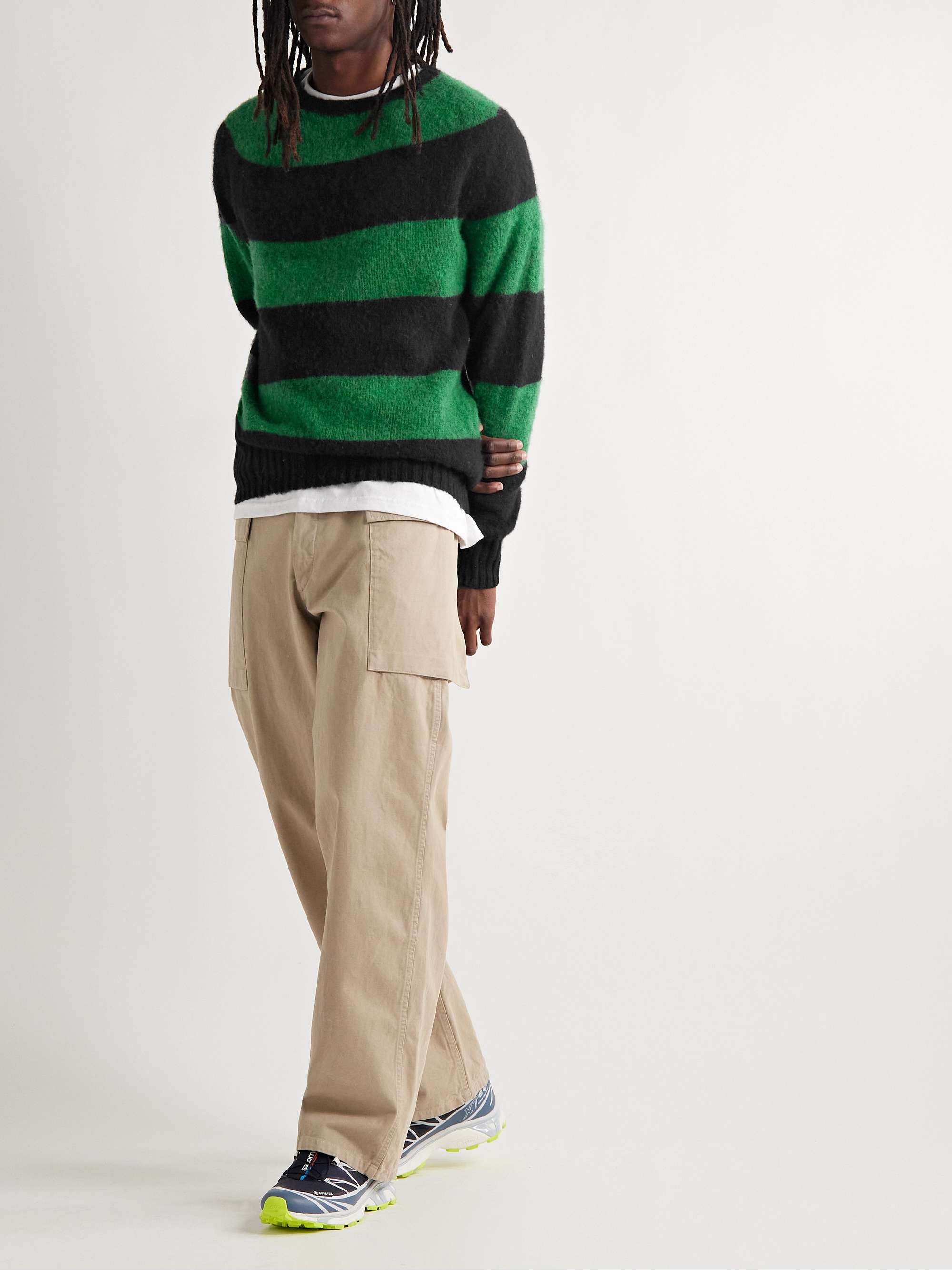 YMC Striped Wool Sweater
