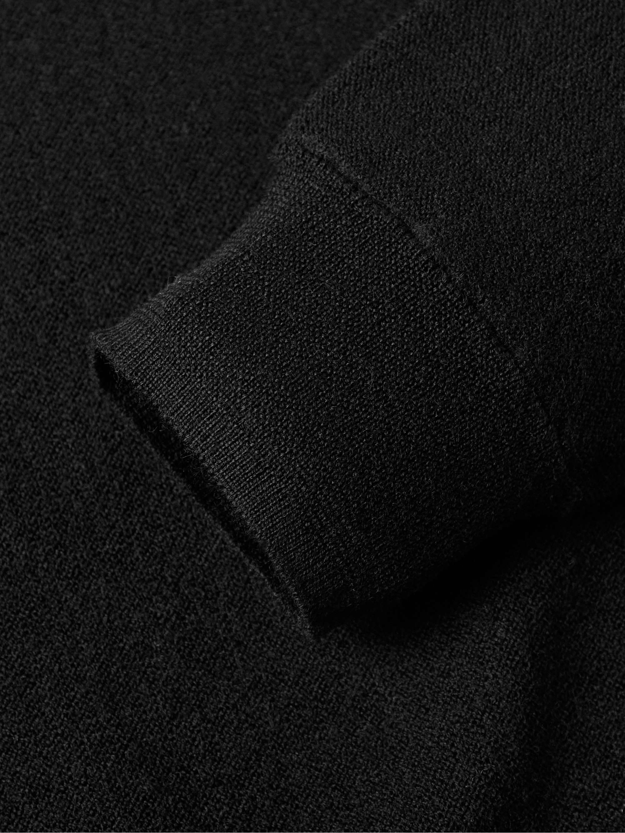 YMC Rat Pack Spread-Collar Merino Wool Cardigan