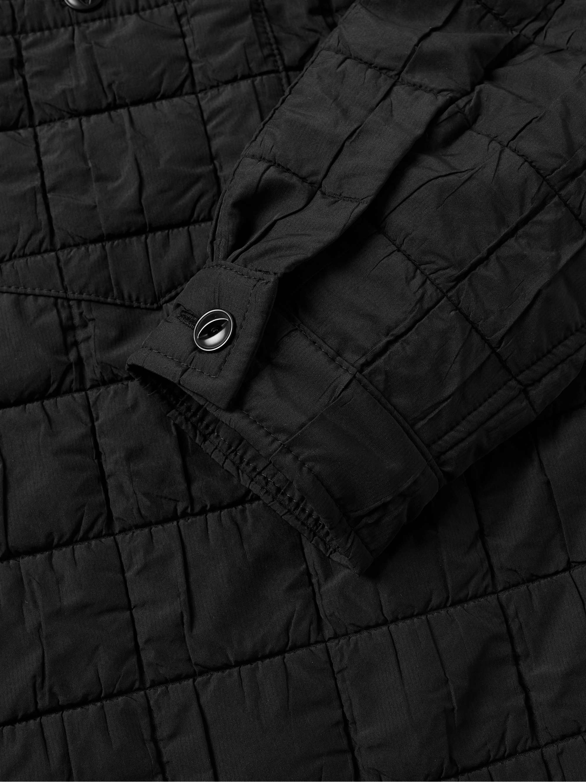 YMC Mitchum Quilted Crinkled-Shell Jacket